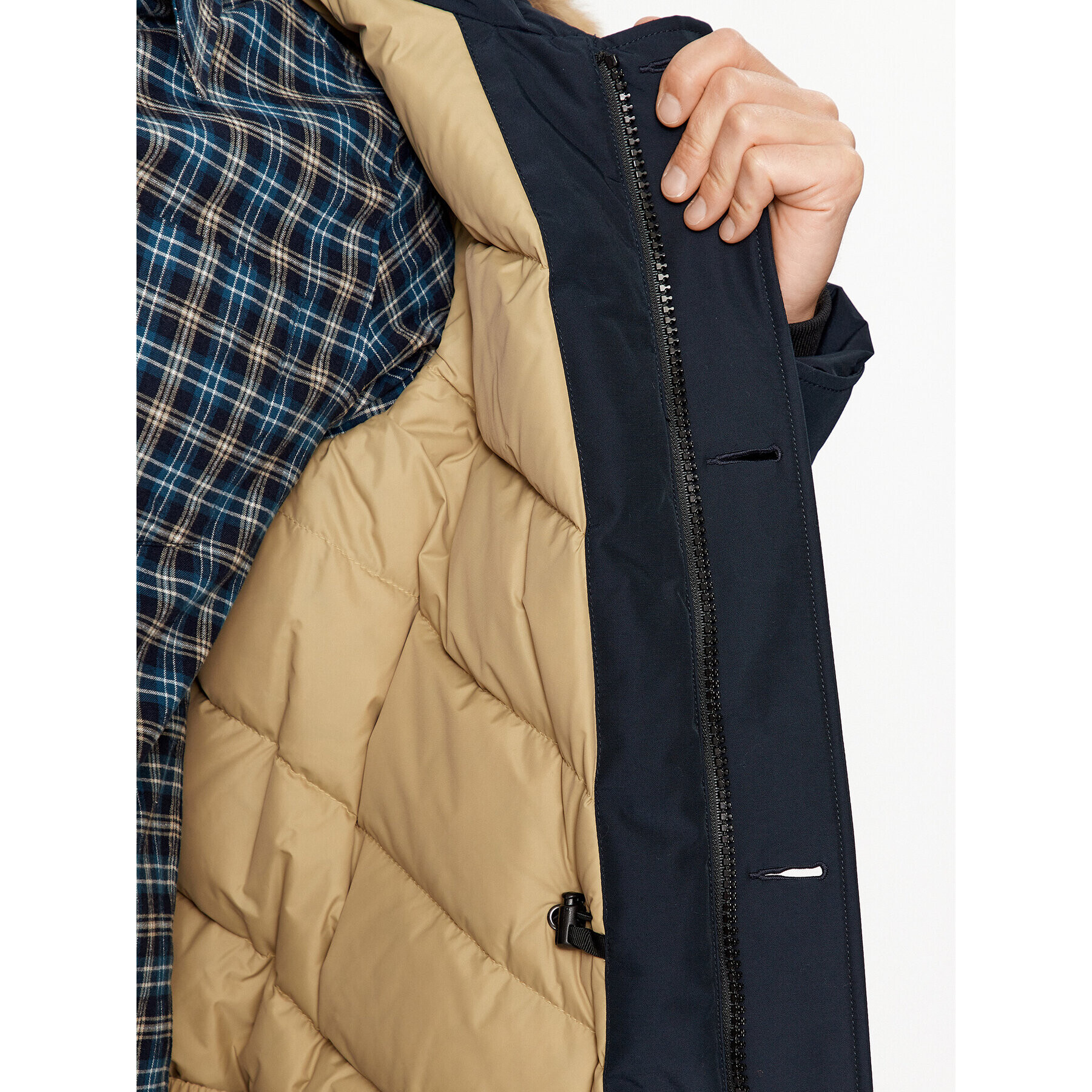 Woolrich Zimní bunda Arctic CFWOOU0482MRUT0001 Tmavomodrá Regular Fit - Pepit.cz