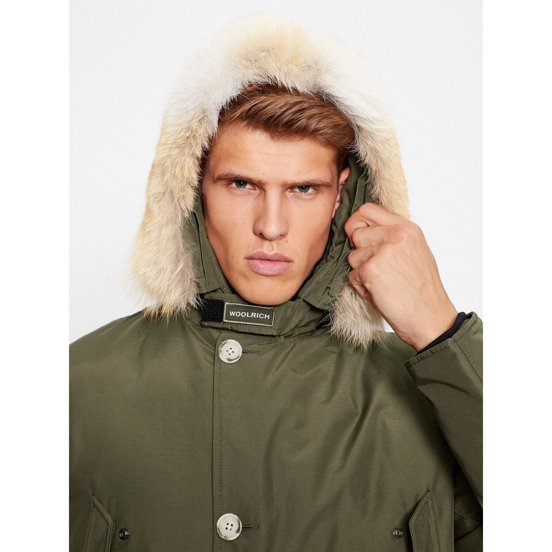 Woolrich Zimní bunda Arctic CFWOOU0482MRUT0001 Zelená Regular Fit - Pepit.cz