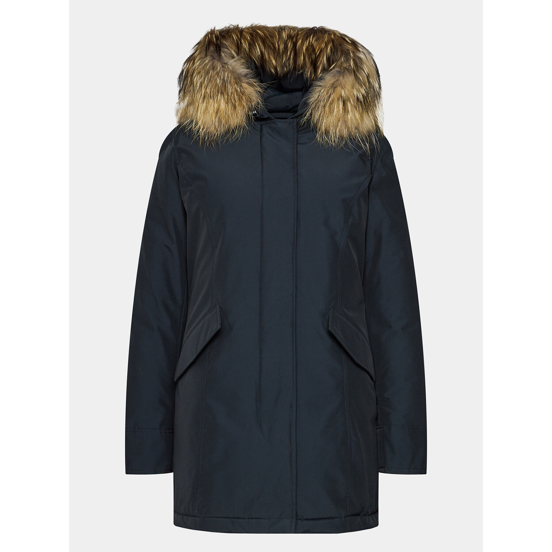 Woolrich Zimní bunda Arctic Raccoon CFWWOU0538FRUT0001 Tmavomodrá Regular Fit - Pepit.cz