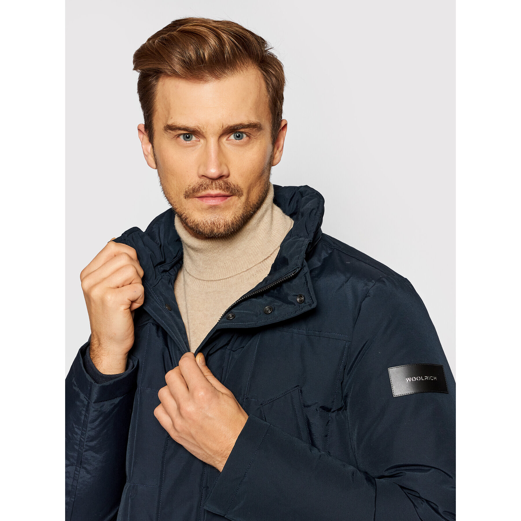 Woolrich Zimní bunda Blizzard CFWOOU0490MRUT0001 Tmavomodrá Regular Fit - Pepit.cz