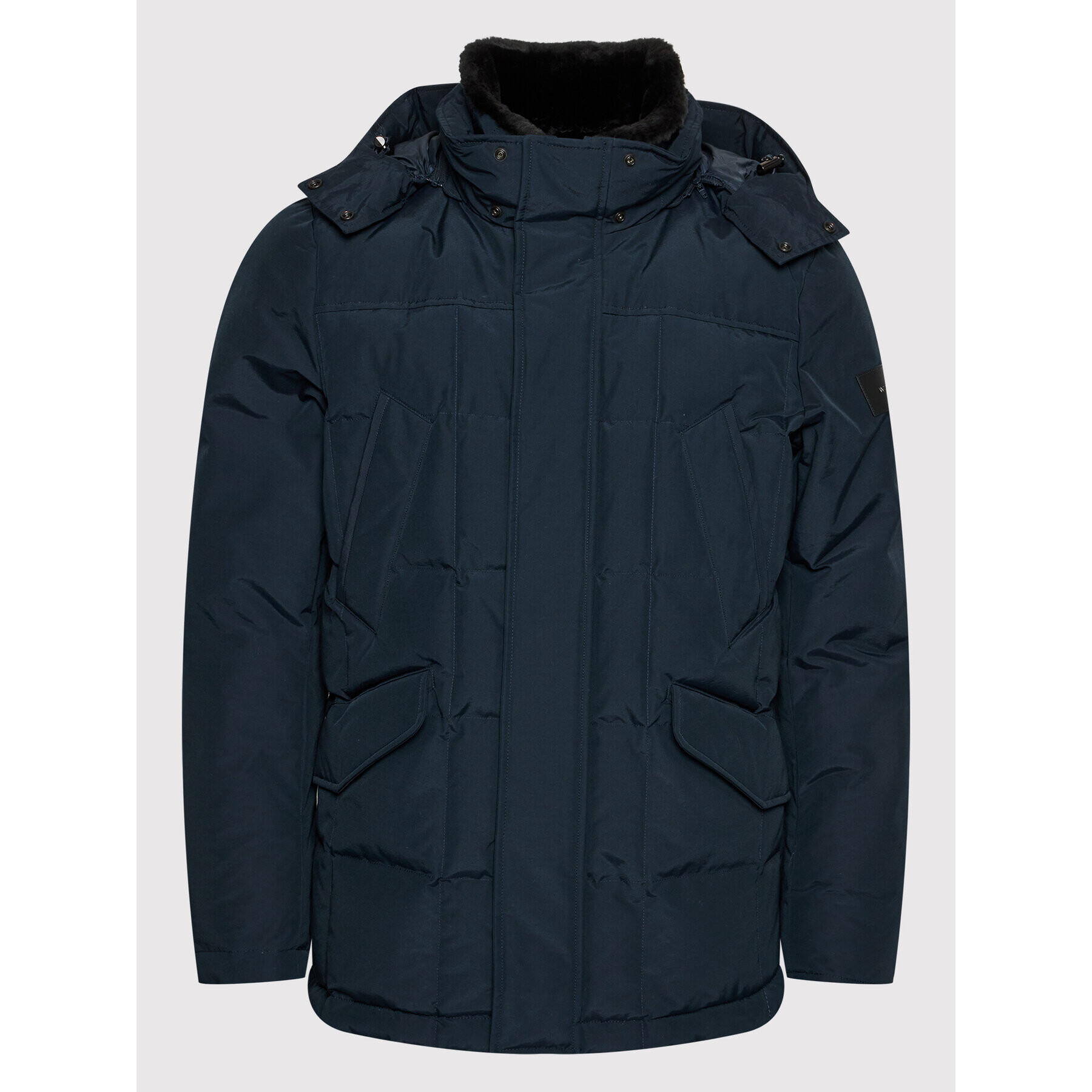 Woolrich Zimní bunda Blizzard CFWOOU0490MRUT0001 Tmavomodrá Regular Fit - Pepit.cz