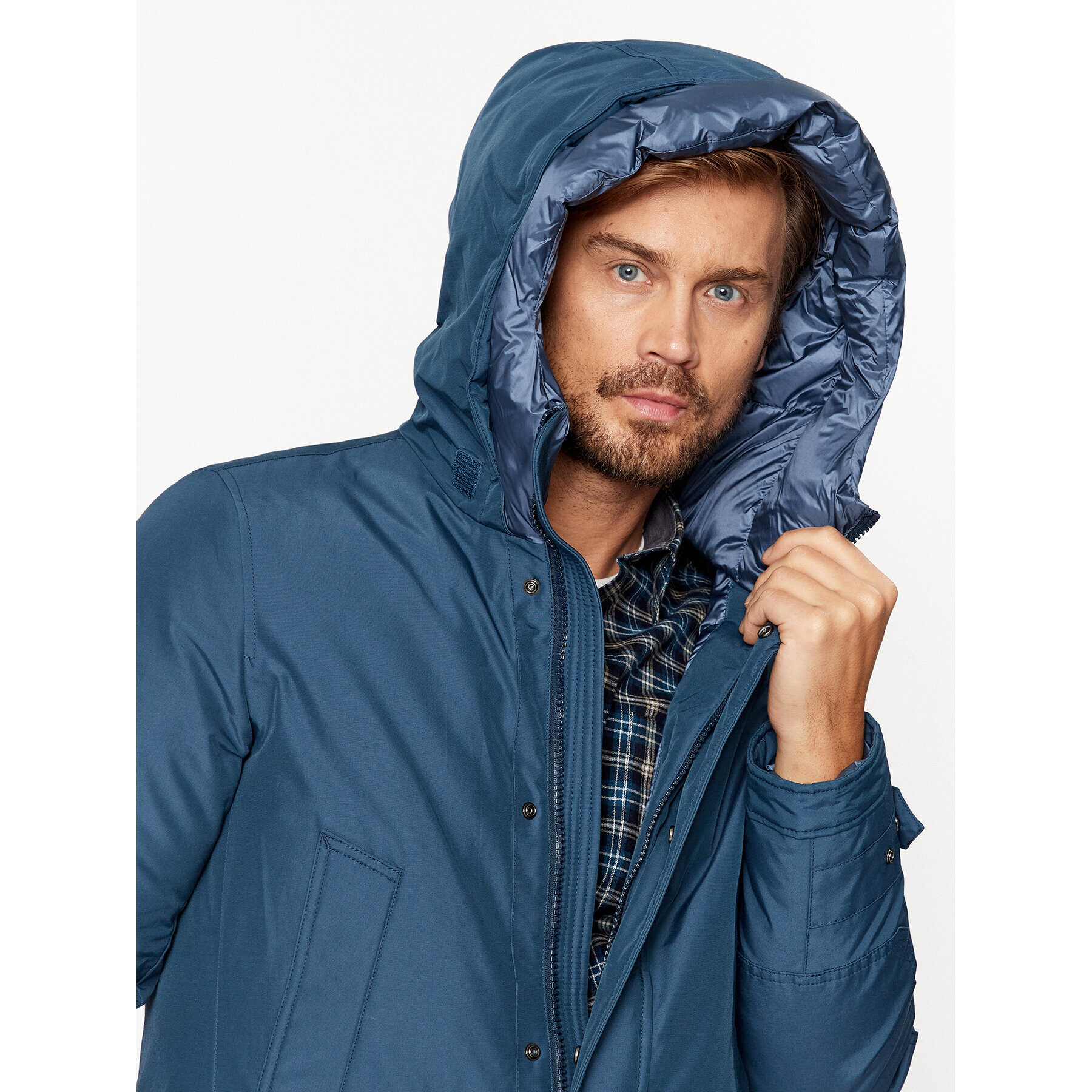 Woolrich Zimní bunda Polar CFWOOU0487MRUT0001 Tmavomodrá Regular Fit - Pepit.cz