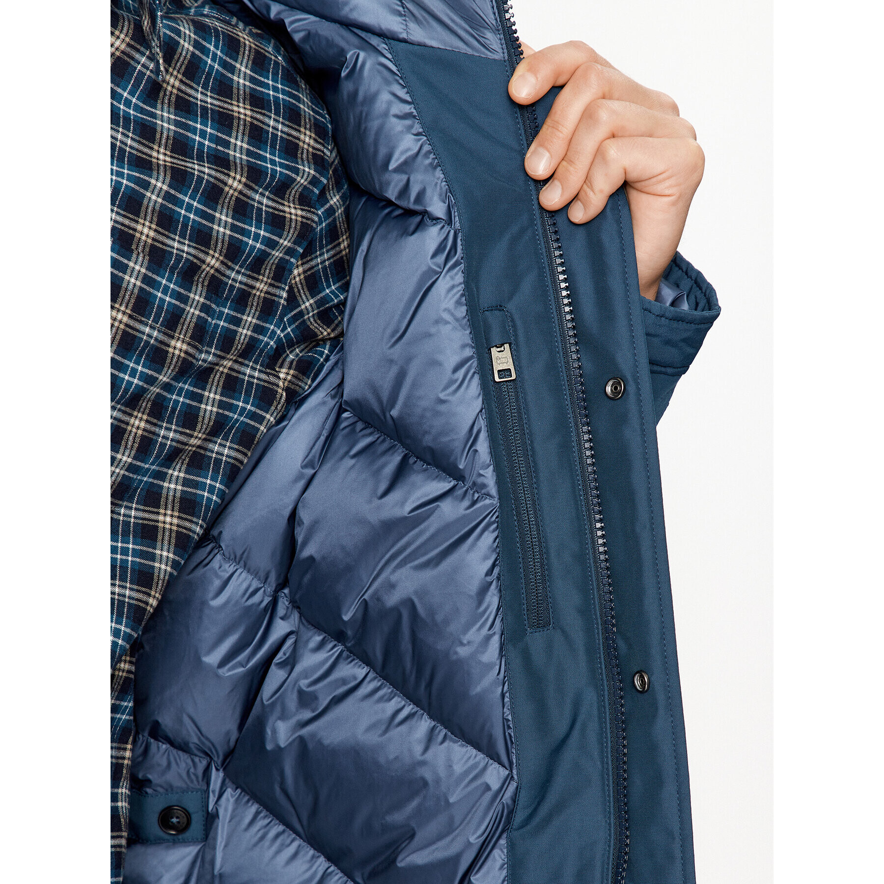 Woolrich Zimní bunda Polar CFWOOU0487MRUT0001 Tmavomodrá Regular Fit - Pepit.cz