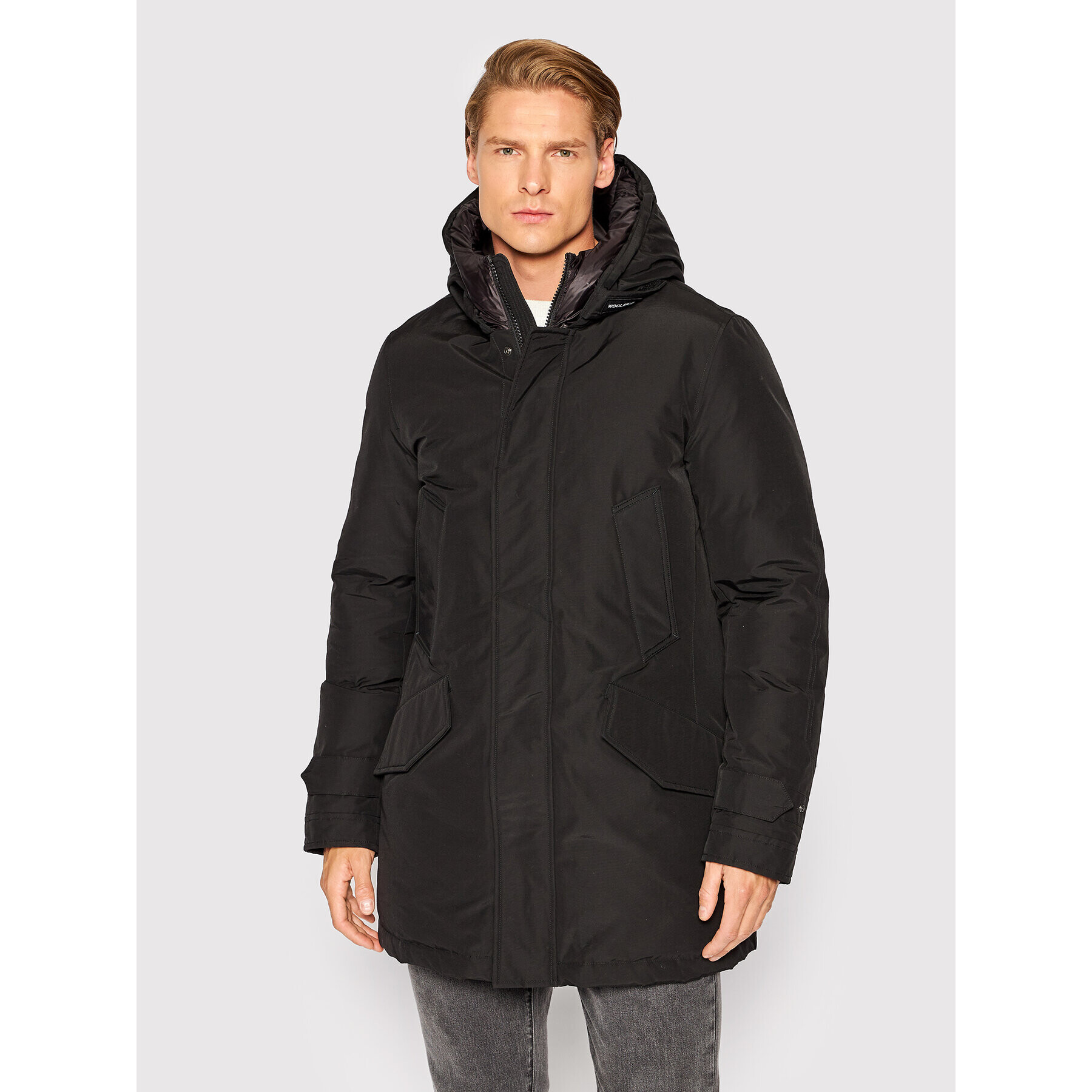 Woolrich Zimní bunda Polar High Collar CFWOOU0487MRUT0001 Černá Regular Fit - Pepit.cz