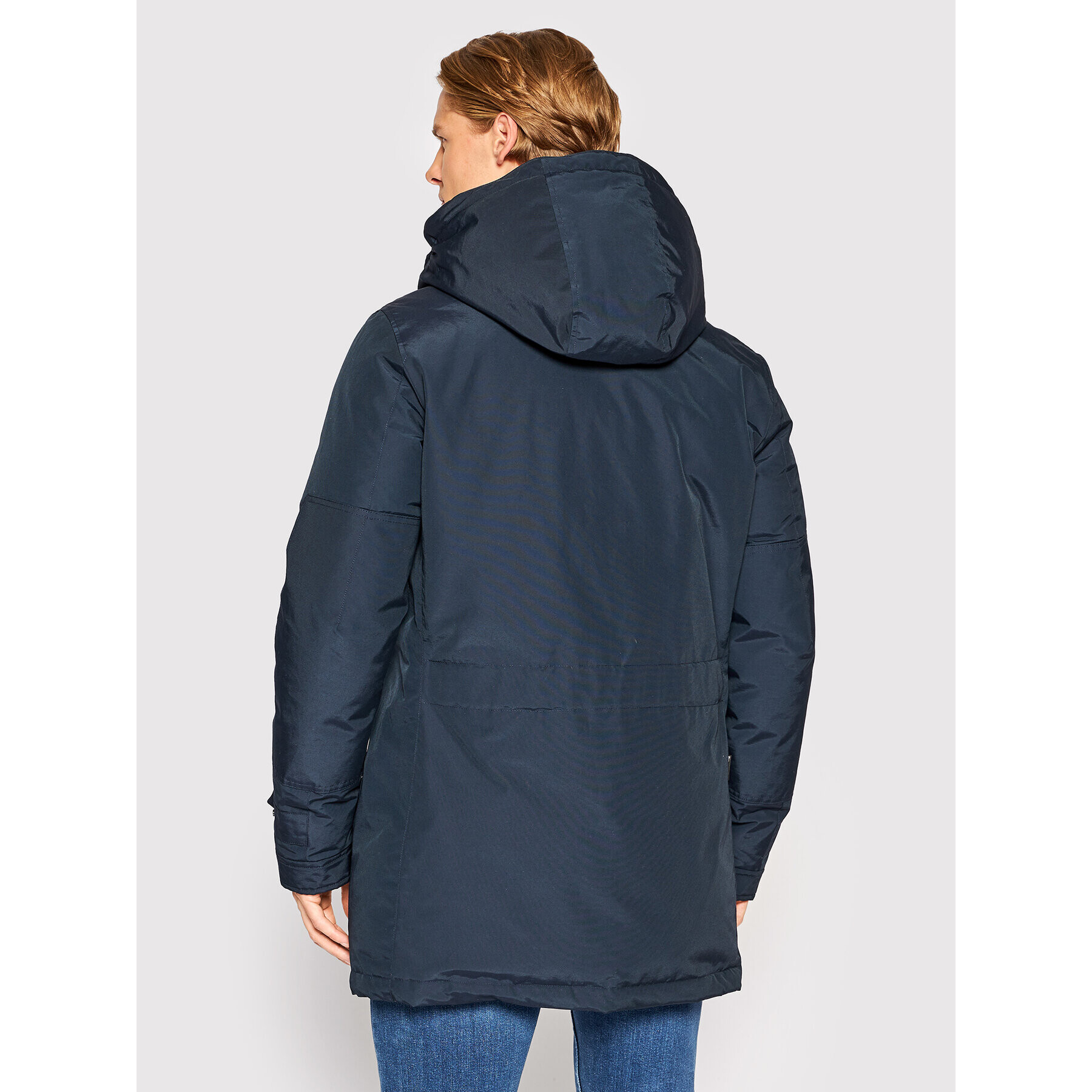 Woolrich Zimní bunda Polar High Collar CFWOOU0487MRUT0001 Tmavomodrá Regular Fit - Pepit.cz