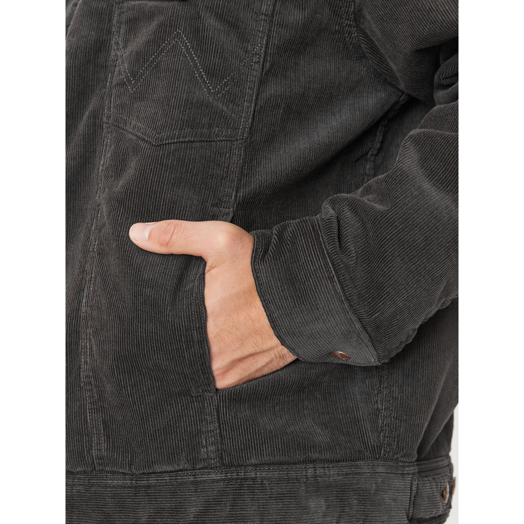 Wrangler Bunda pro přechodné období Anti Fit 112341244 Černá Regular Fit - Pepit.cz