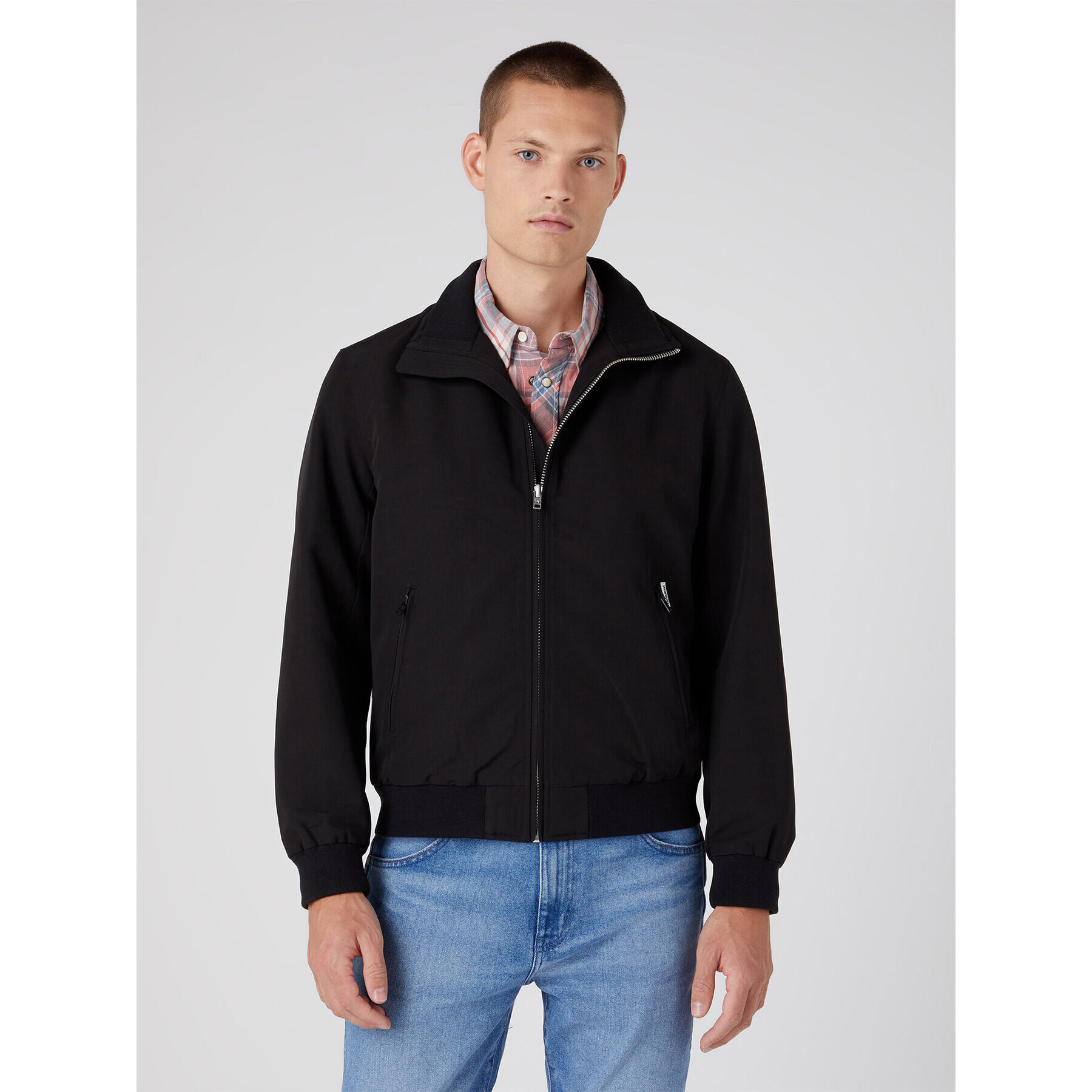 Wrangler Bunda pro přechodné období Harrington W481WW100 112331615 Černá Regular Fit - Pepit.cz