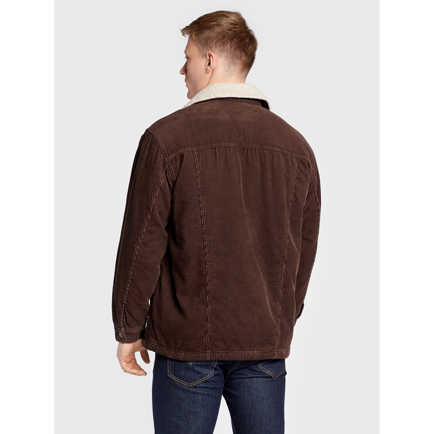 Wrangler Bunda pro přechodné období Sherpa W445AHH38 112324535 Hnědá Regular Fit - Pepit.cz