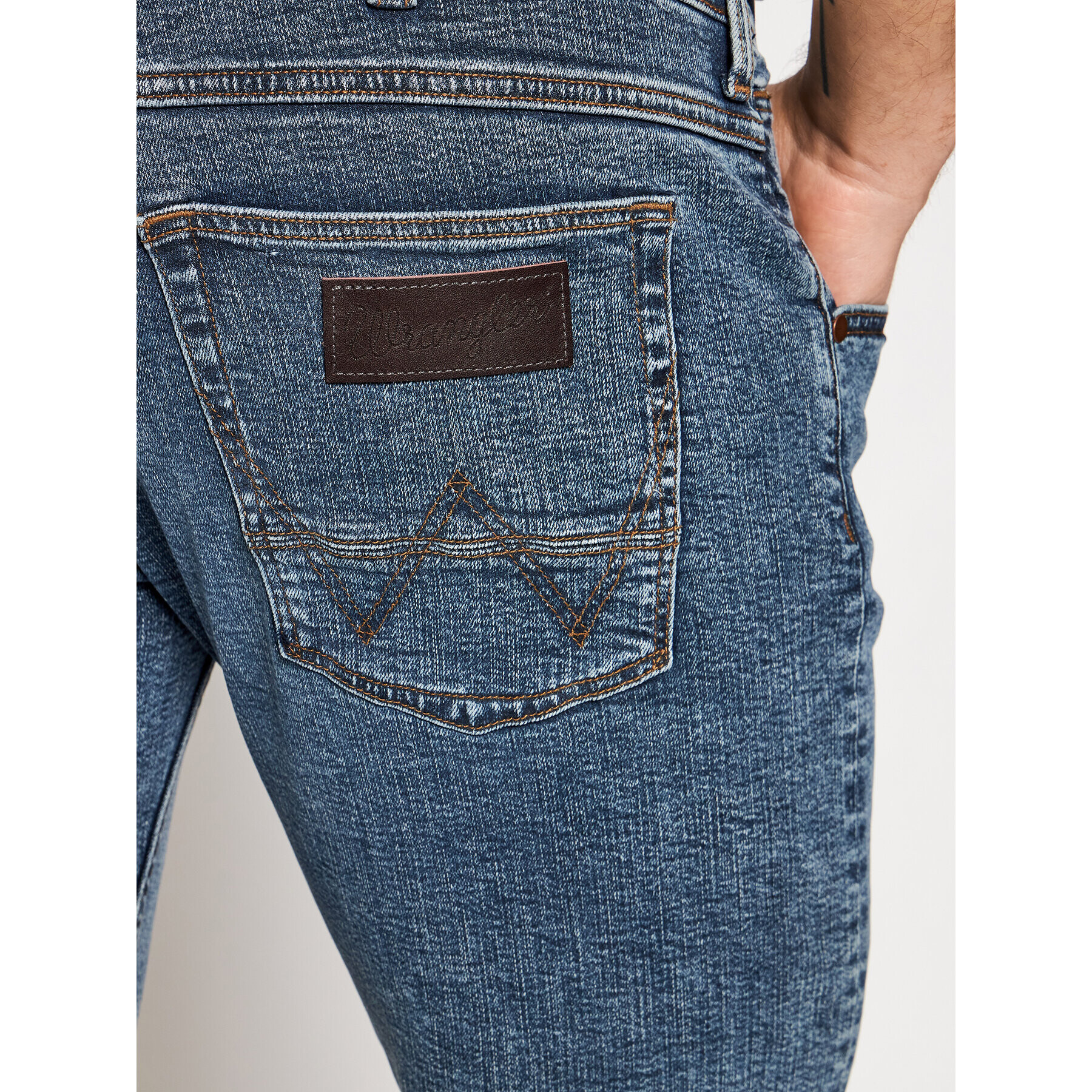 Wrangler Džínové šortky Colton W15VJP251 Tmavomodrá Regular Fit - Pepit.cz