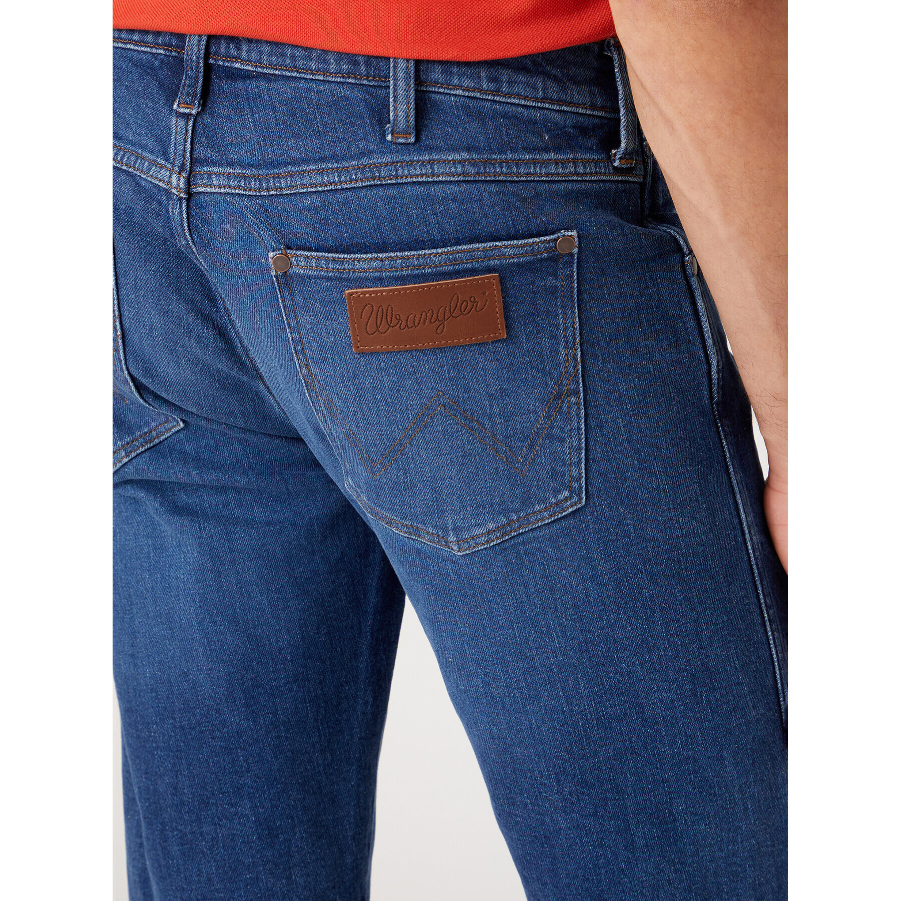 Wrangler Džínové šortky Colton W16CJXY81 112330686 Modrá Regular Fit - Pepit.cz