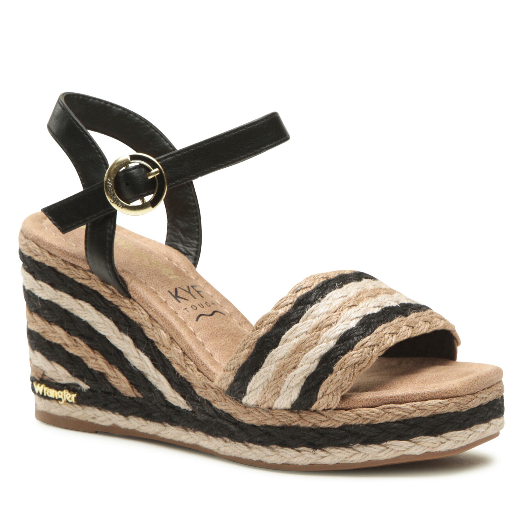 Wrangler Espadrilky Cohimbra Flag WL31530A Černá - Pepit.cz