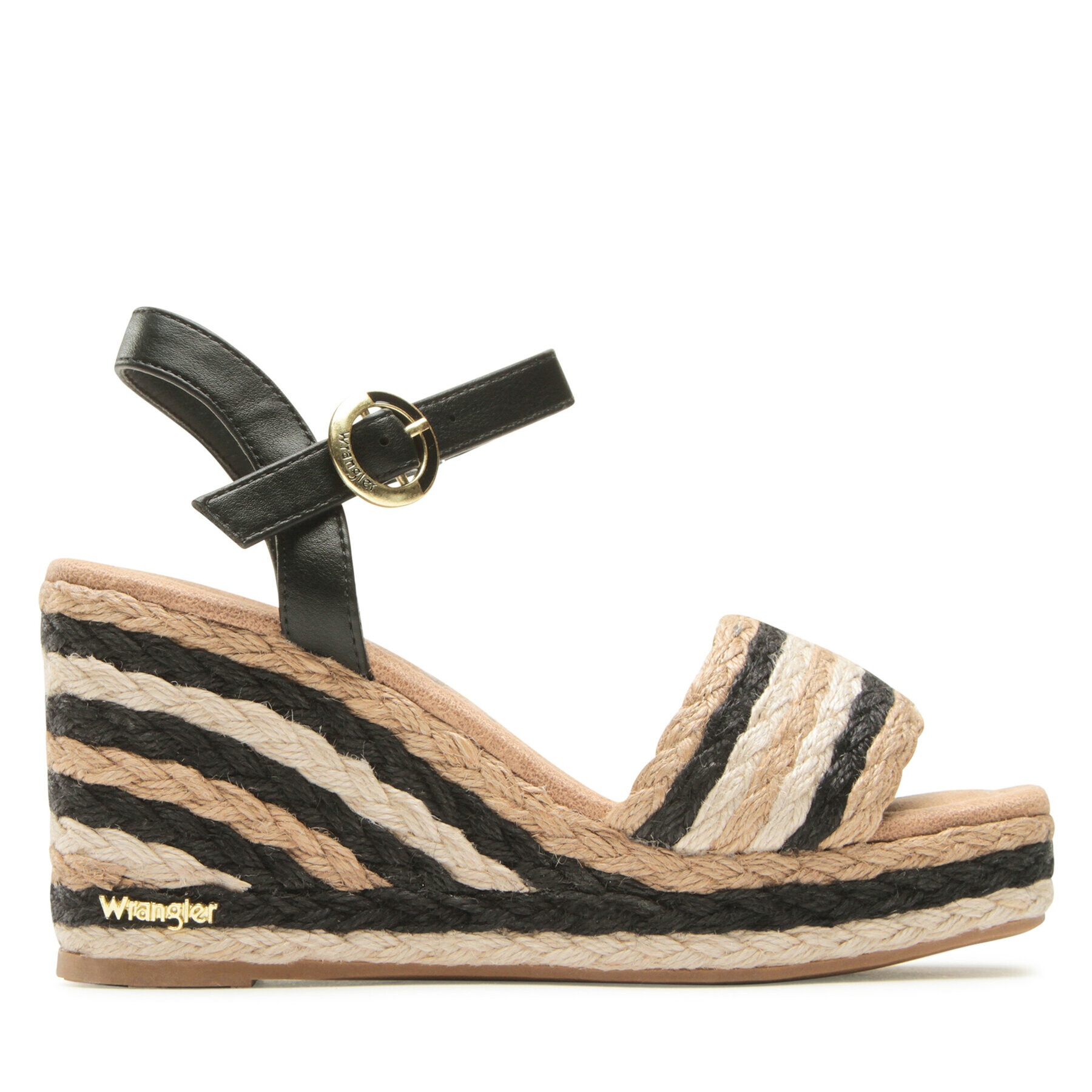 Wrangler Espadrilky Cohimbra Flag WL31530A Černá - Pepit.cz