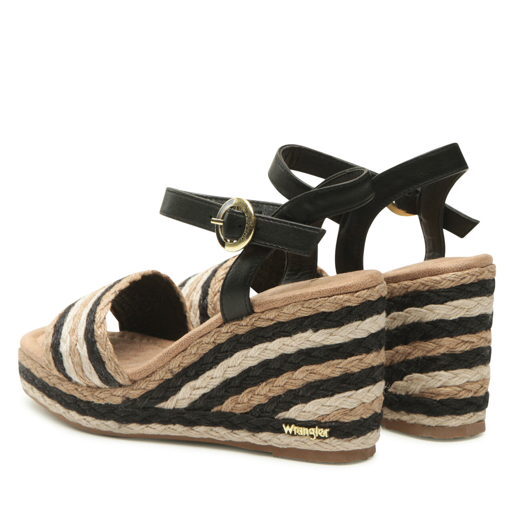 Wrangler Espadrilky Cohimbra Flag WL31530A Černá - Pepit.cz