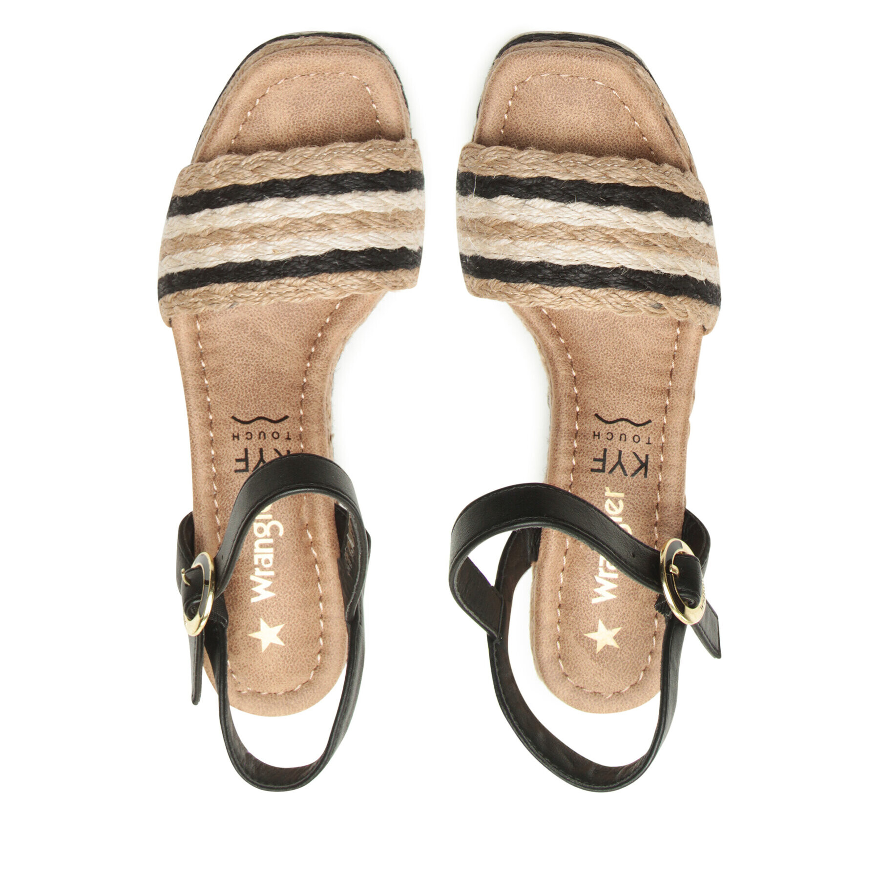 Wrangler Espadrilky Cohimbra Flag WL31530A Černá - Pepit.cz