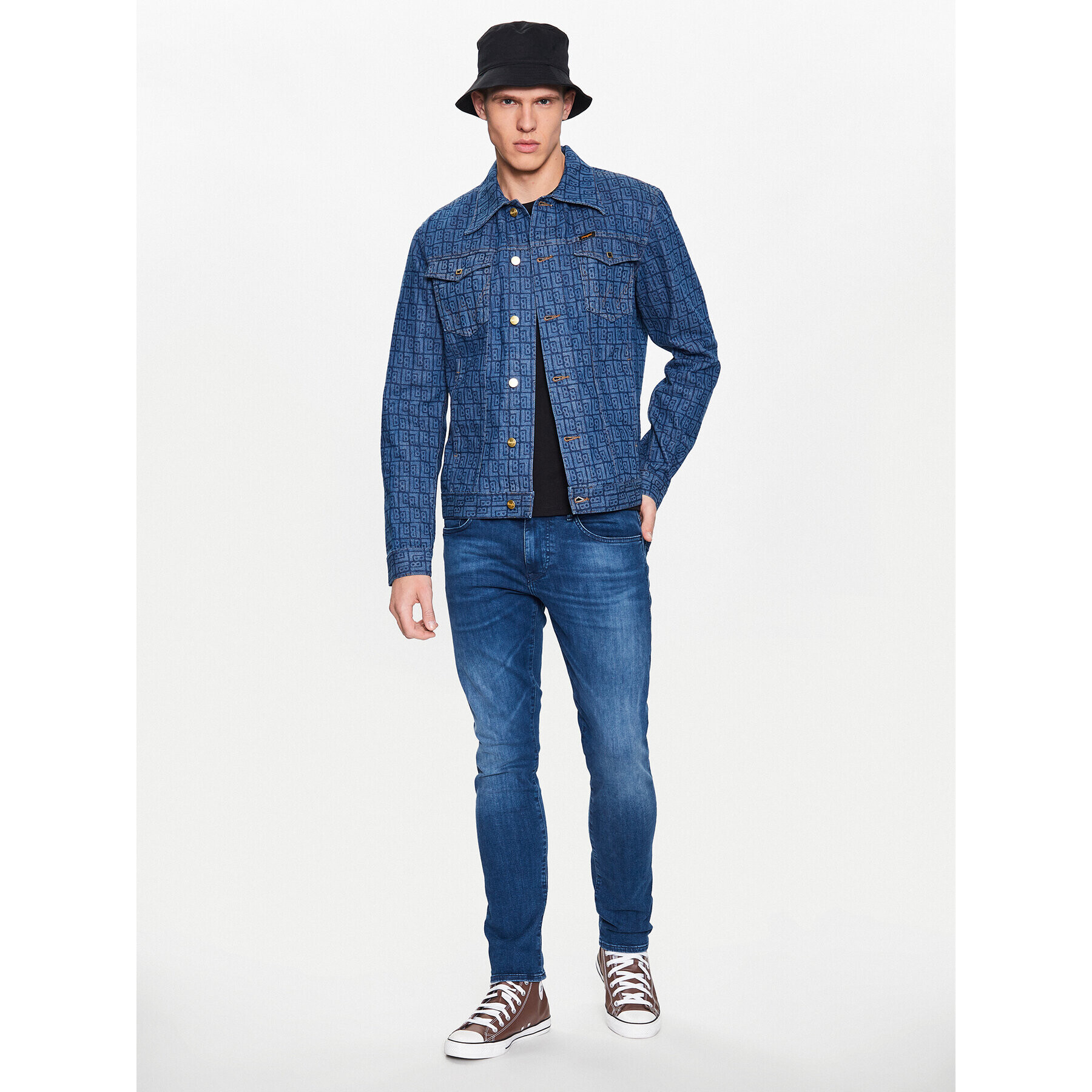 Wrangler Jeansová bunda Cowboy W480CB31Y Modrá Regular Fit - Pepit.cz