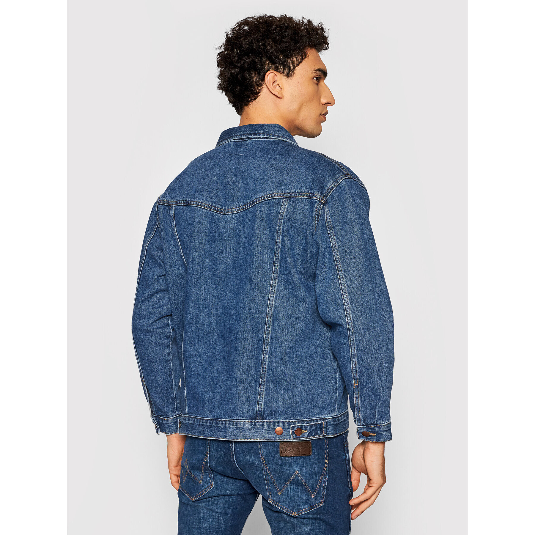 Wrangler Jeansová bunda Heritage W4364933V Tmavomodrá Regular Fit - Pepit.cz