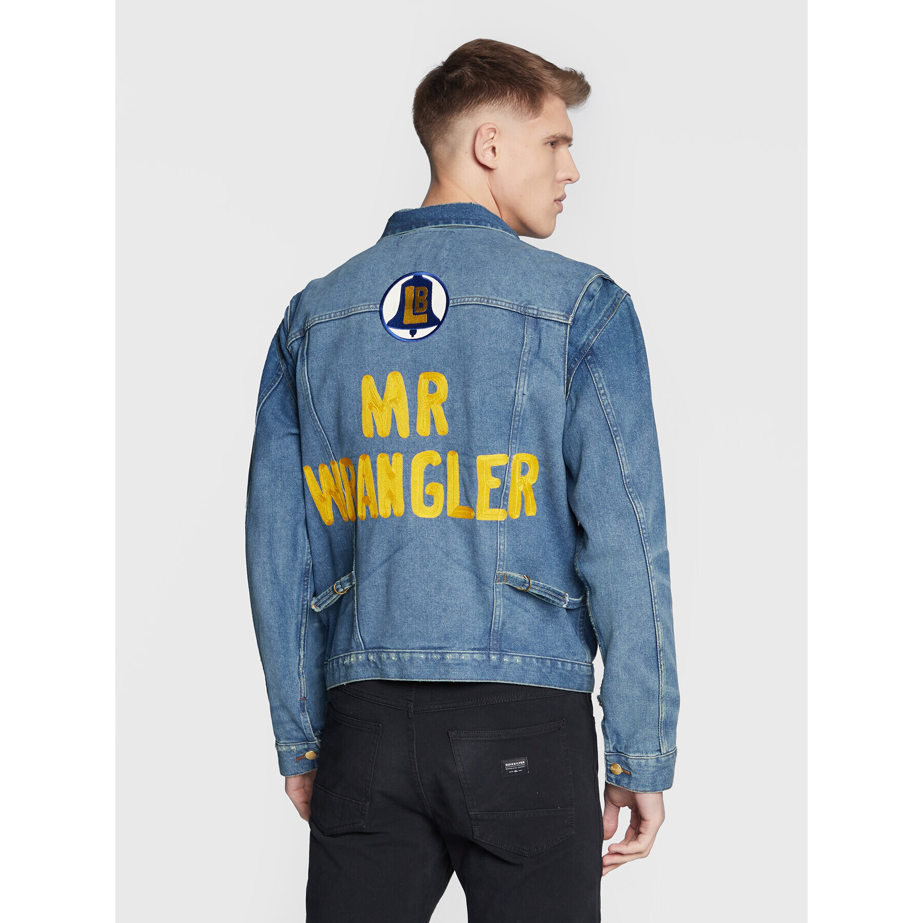 Wrangler Jeansová bunda LEON BRIDGES W4J9CI424 112328261 Modrá Regular Fit - Pepit.cz