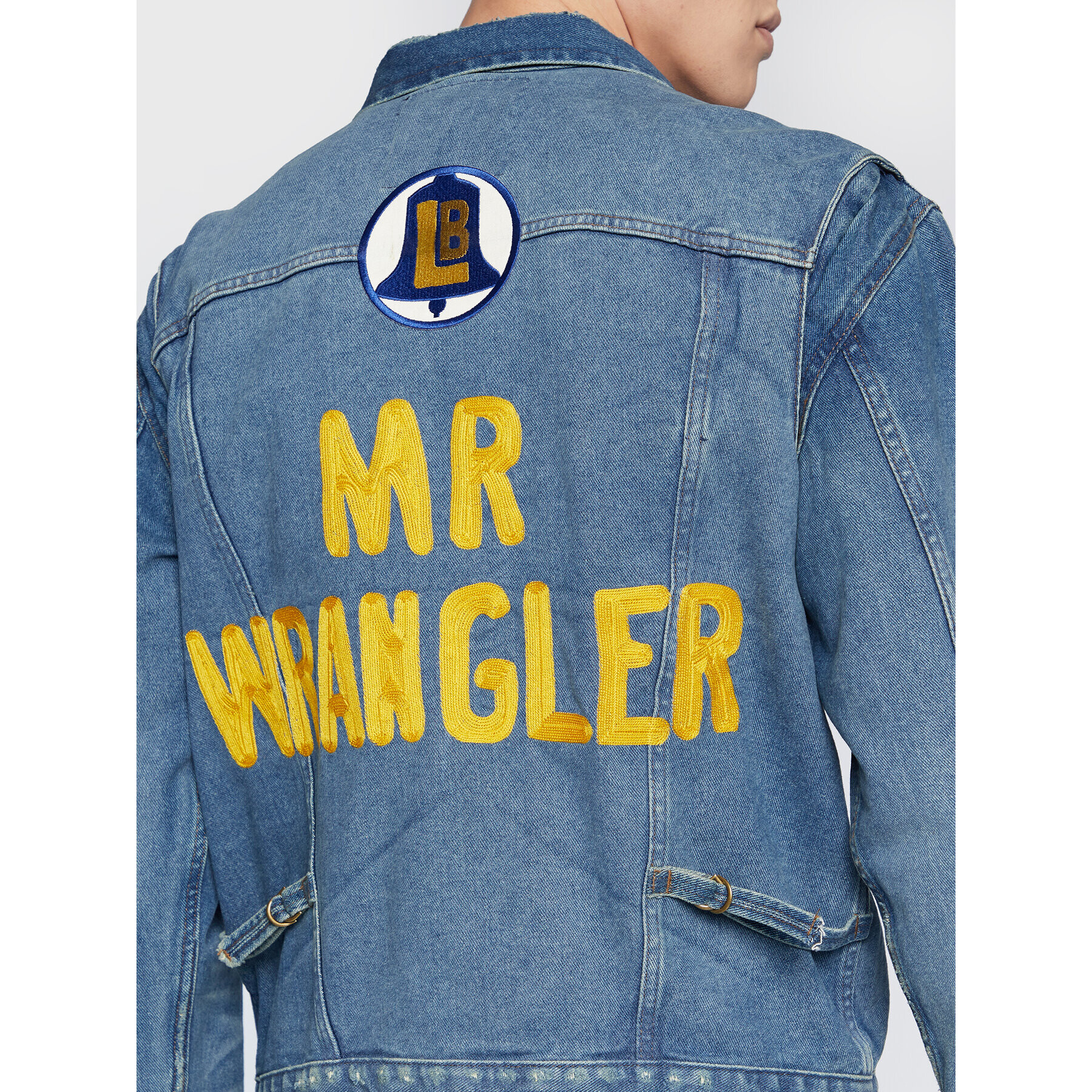 Wrangler Jeansová bunda LEON BRIDGES W4J9CI424 112328261 Modrá Regular Fit - Pepit.cz