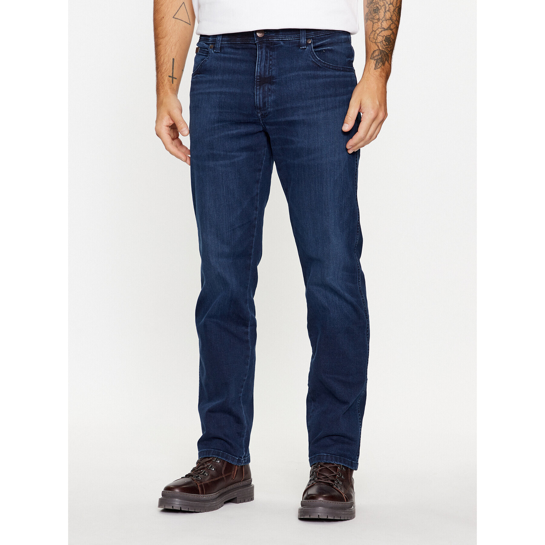 Wrangler Jeansy Texas 112341387 Modrá Straight Leg - Pepit.cz