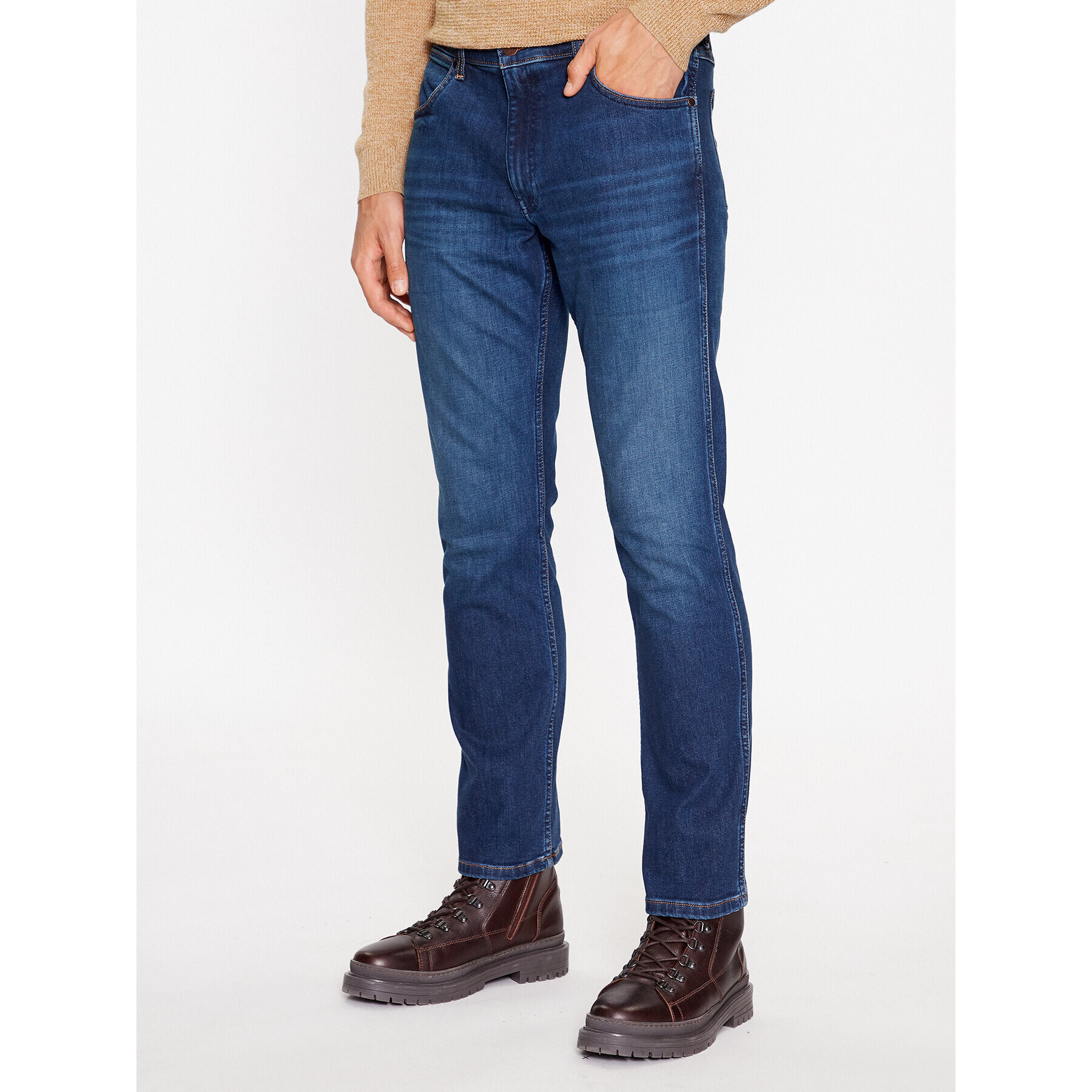 Wrangler Jeansy Greensboro 112341413 Modrá Regular Fit - Pepit.cz