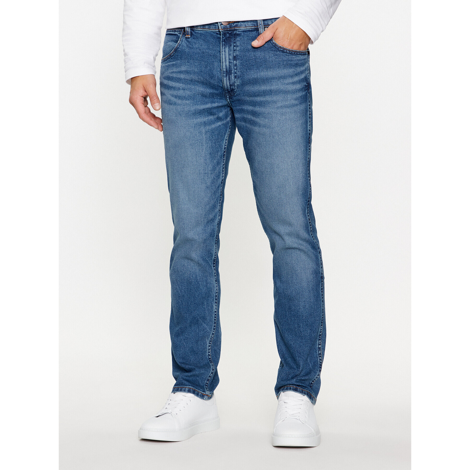 Wrangler Jeansy Greensboro 112341415 Modrá Regular Fit - Pepit.cz