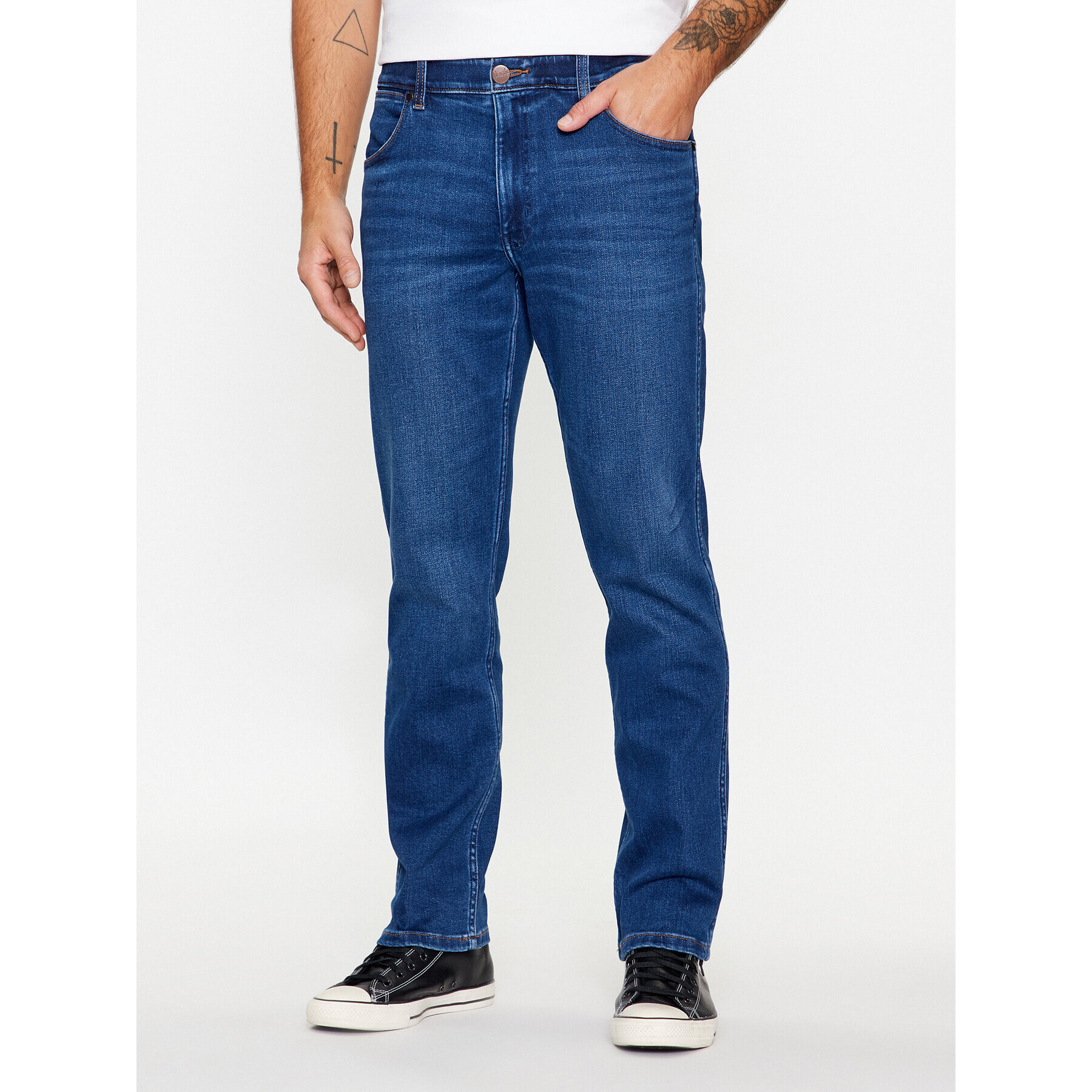 Wrangler Jeansy Greensboro 112341419 Modrá Regular Fit - Pepit.cz