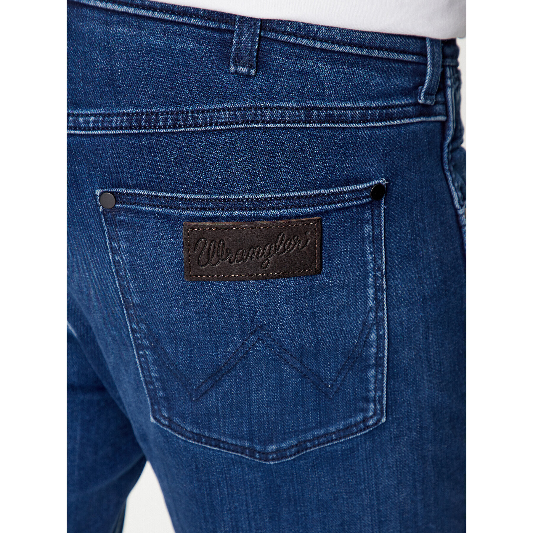 Wrangler Jeansy Larston 112341425 Modrá Slim Fit - Pepit.cz