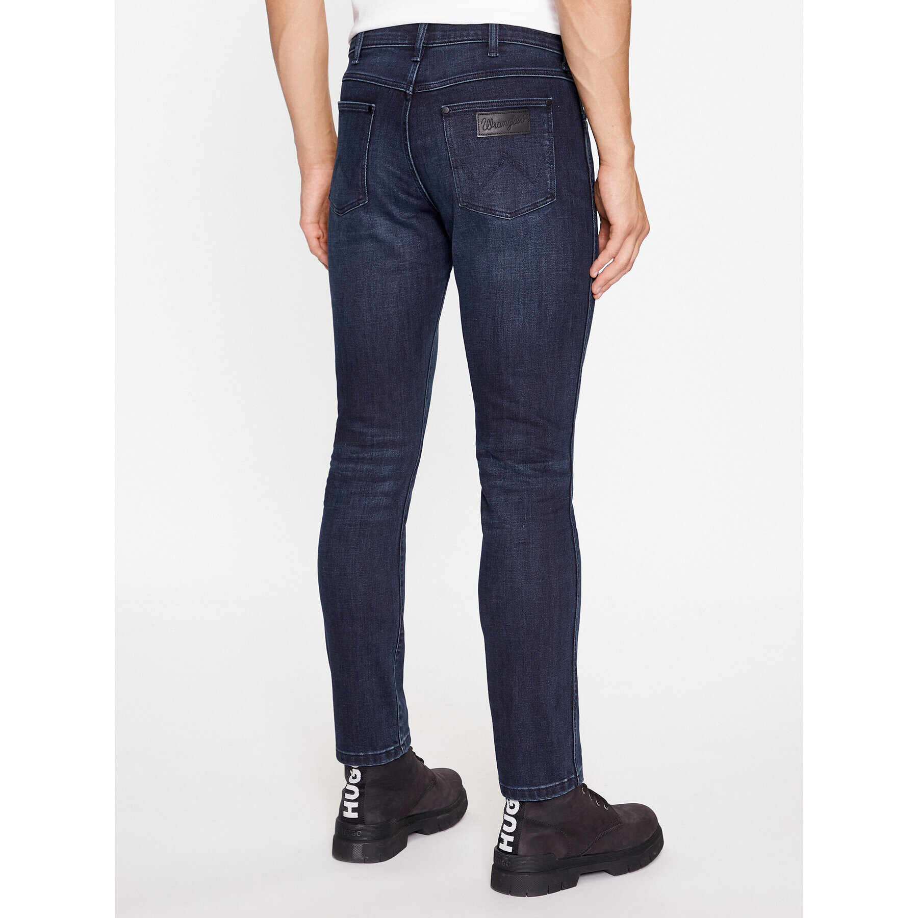 Wrangler Jeansy Larston 112345378 Tmavomodrá Slim Fit - Pepit.cz