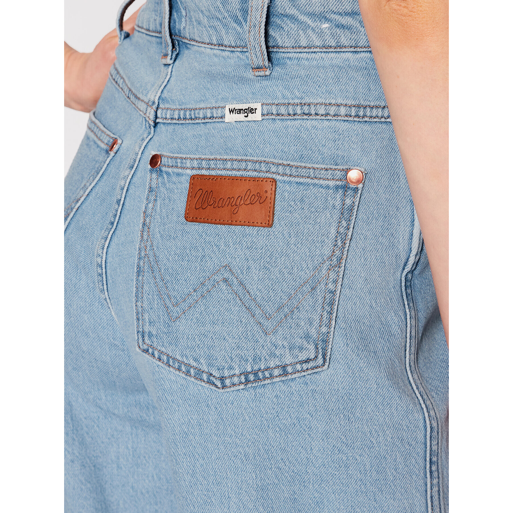 Wrangler Jeansy Barrel W2H73841C Modrá Regular Fit - Pepit.cz