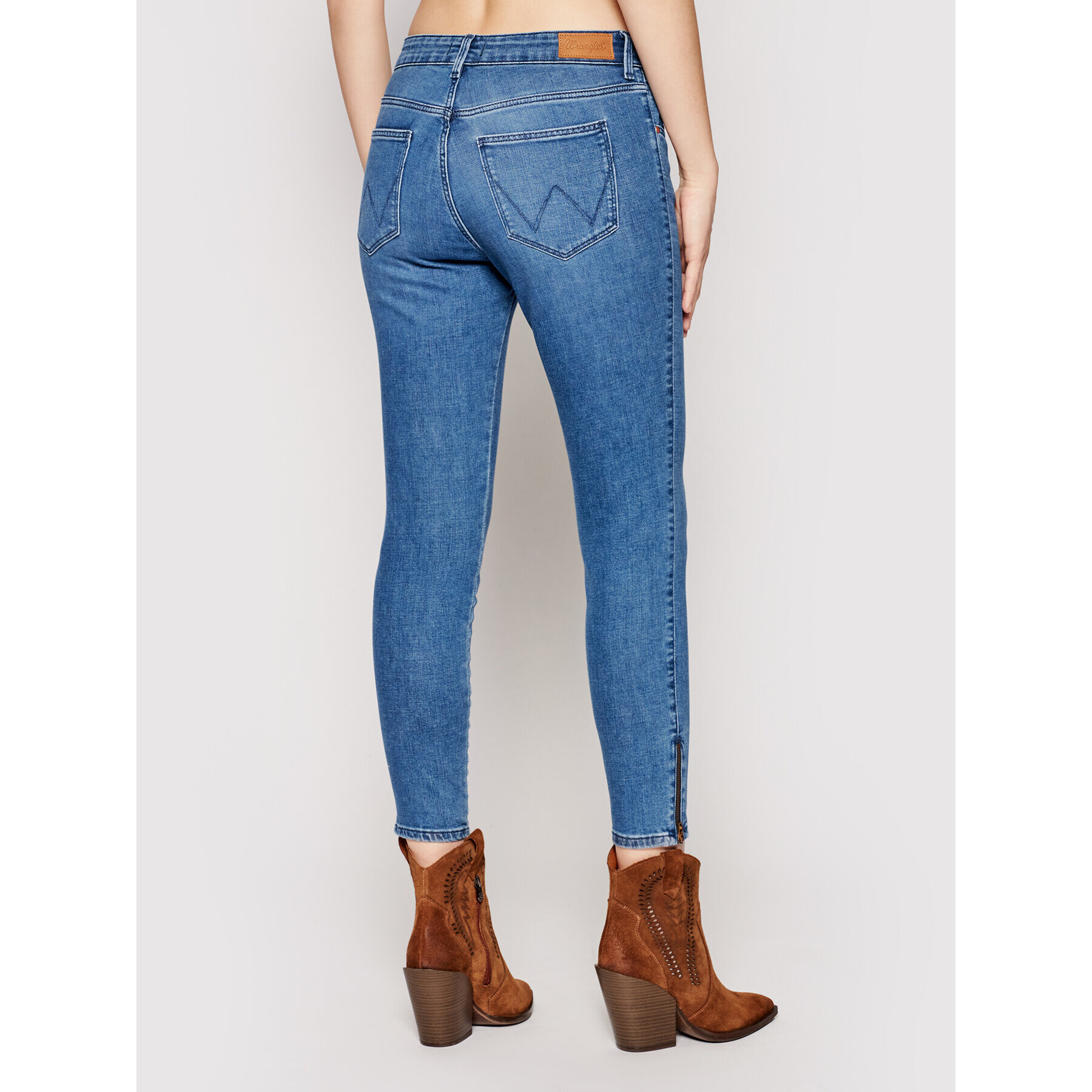 Wrangler Jeansy Body Bespoke W225ZD29H Modrá Skinny Fit - Pepit.cz