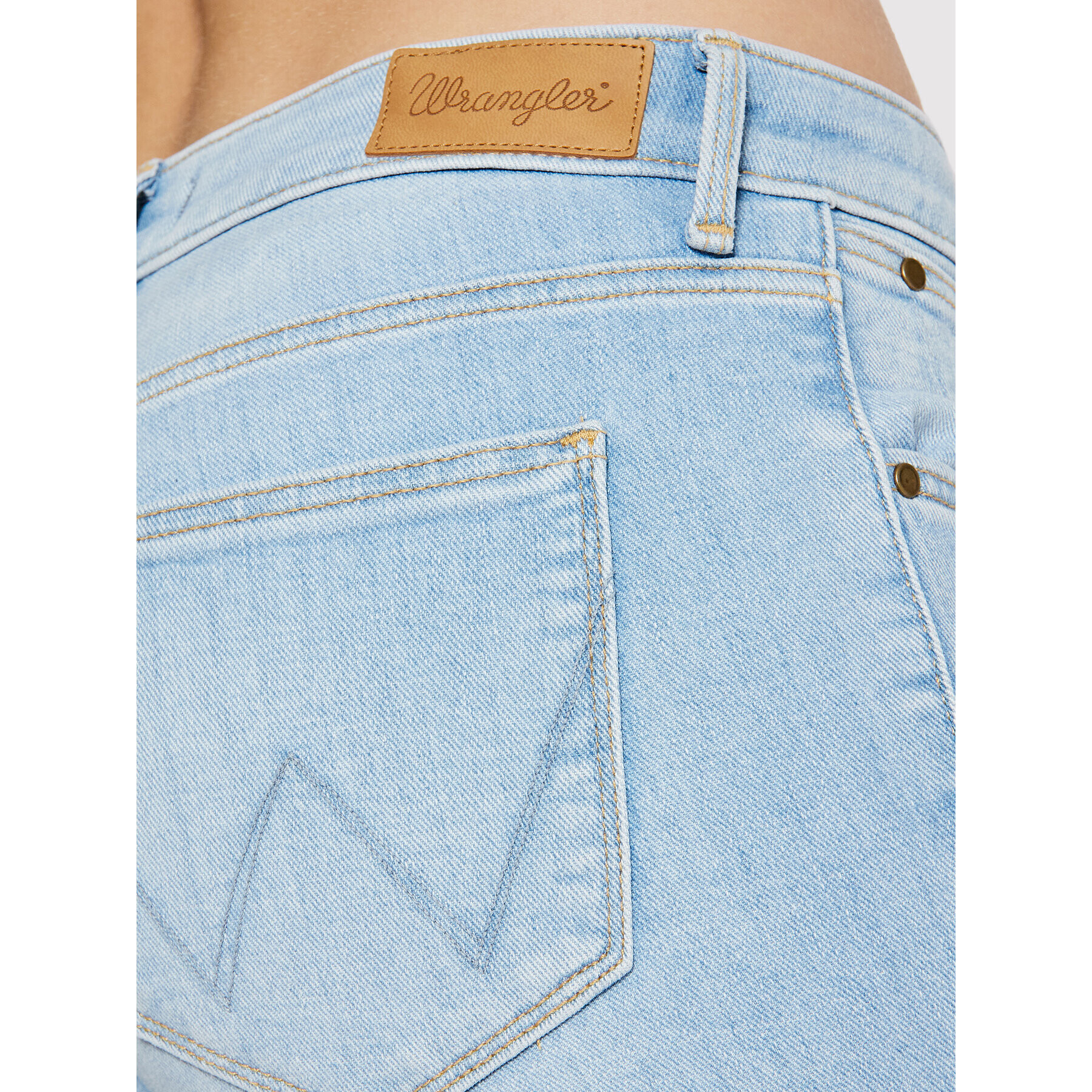 Wrangler Jeansy Body Bespoke W28MZI29F Modrá Skinny Fit - Pepit.cz