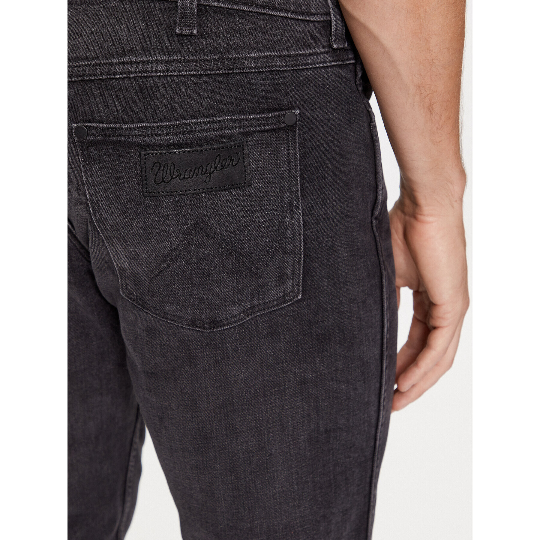 Wrangler Jeansy Greensboro 112341417 Černá Regular Fit - Pepit.cz