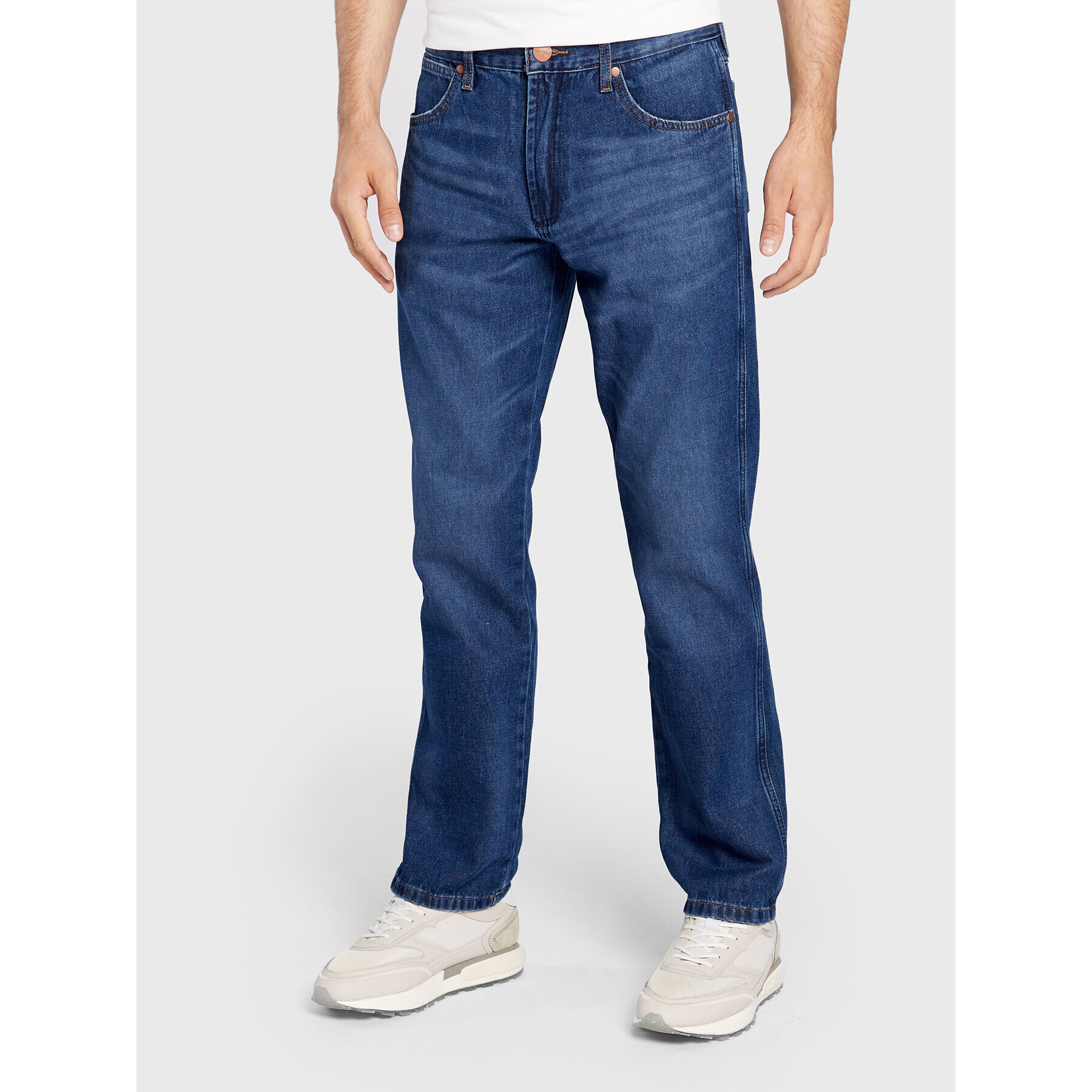 Wrangler Jeansy Greensboro W15QAL15O Modrá Regular Fit - Pepit.cz