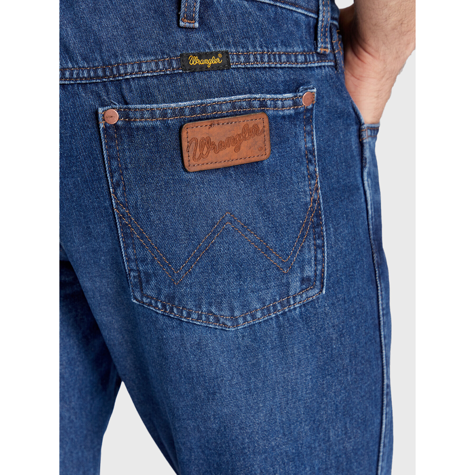 Wrangler Jeansy Greensboro W15QAL15O Modrá Regular Fit - Pepit.cz