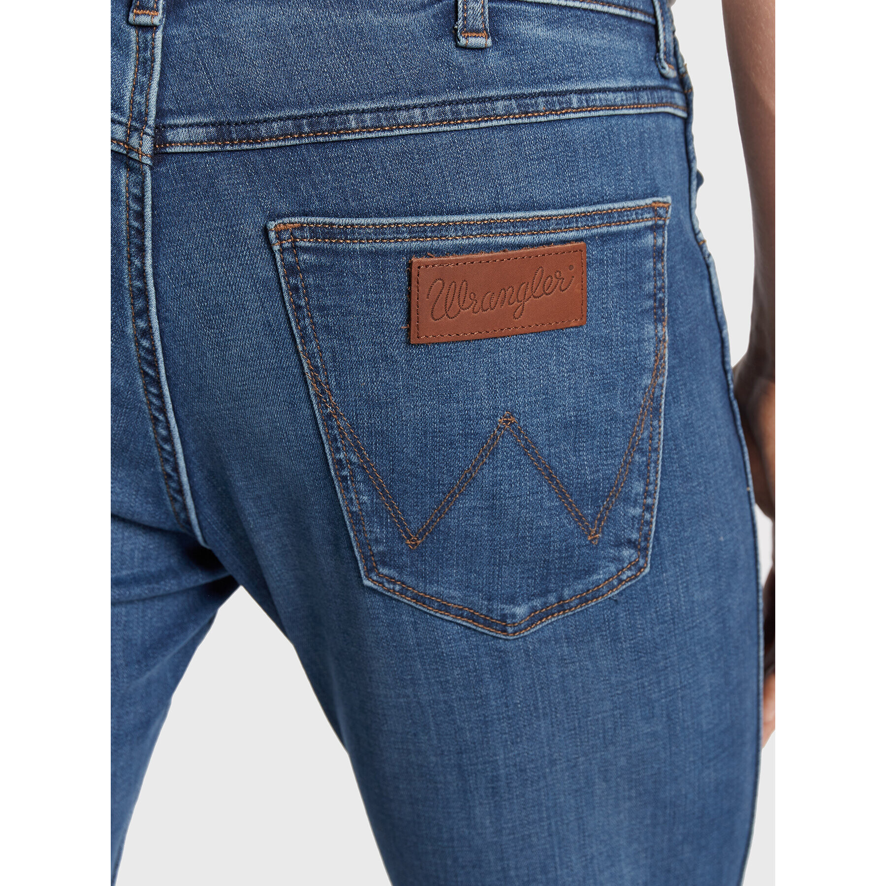 Wrangler Jeansy Greensboro W15QCS27A 112320123 Tmavomodrá Regular Fit - Pepit.cz