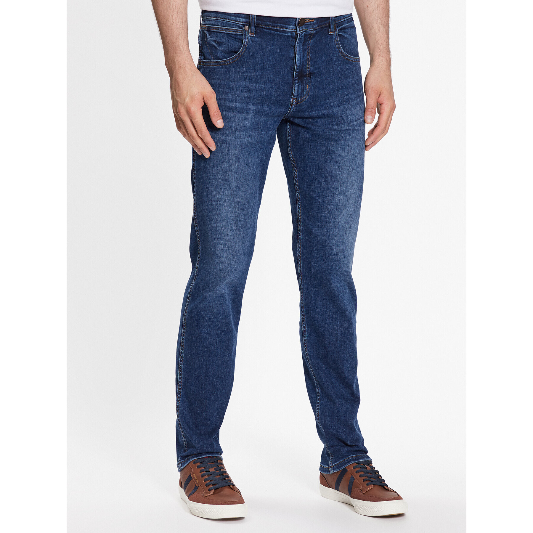 Wrangler Jeansy Greensboro W15QCSZ72 112330714 Modrá Straight Fit - Pepit.cz