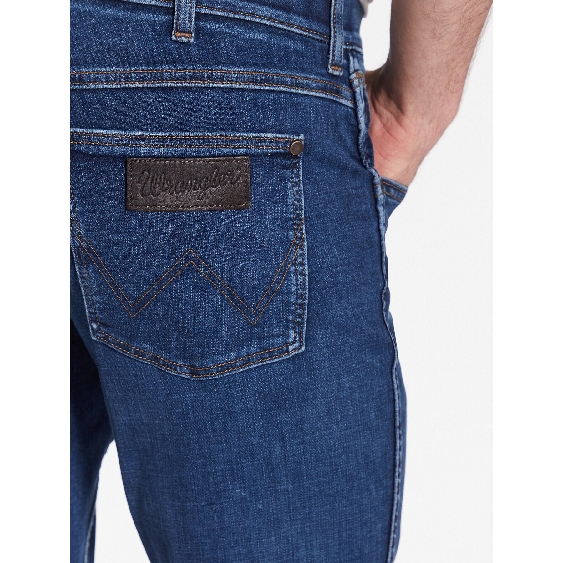 Wrangler Jeansy Greensboro W15QCSZ72 112330714 Modrá Straight Fit - Pepit.cz