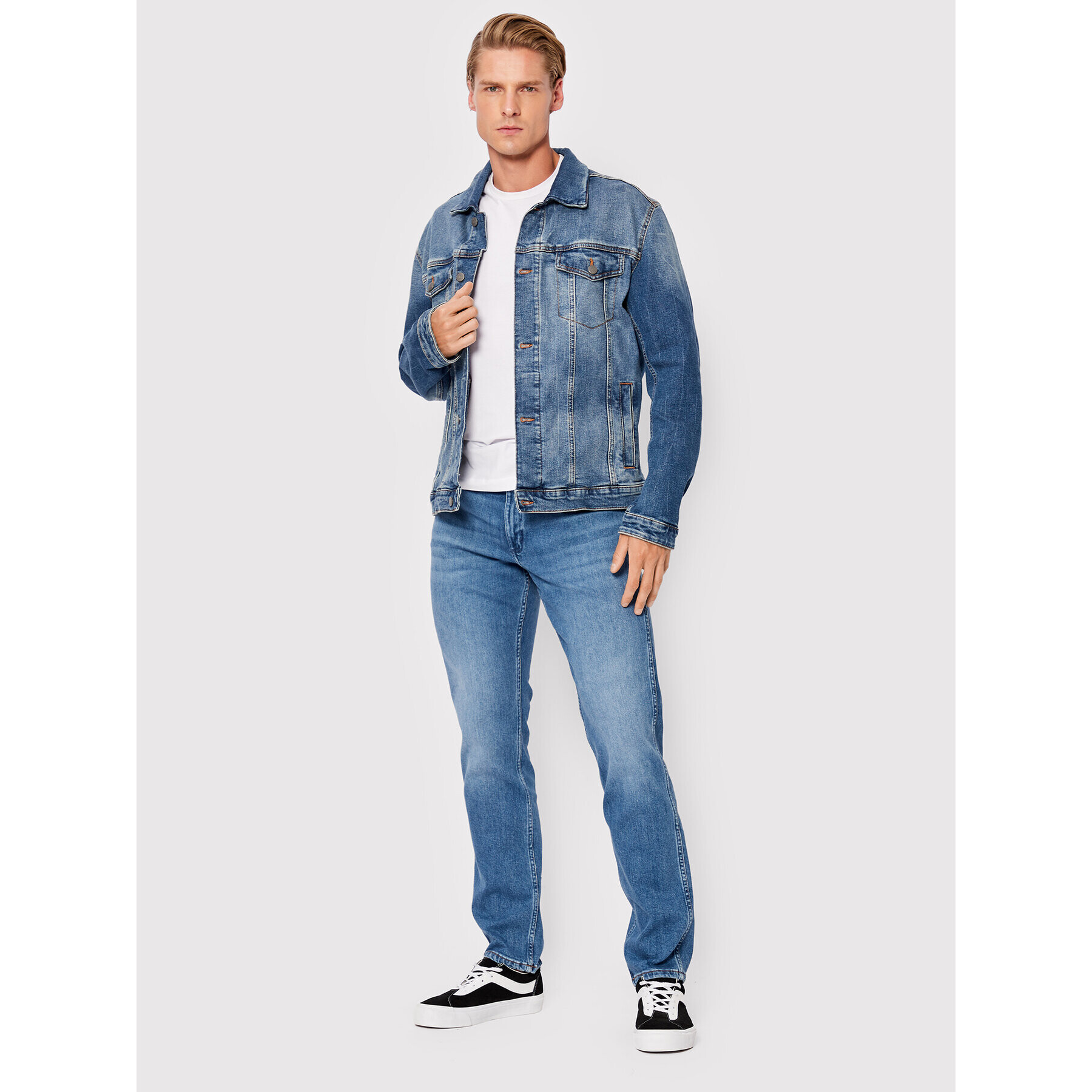 Wrangler Jeansy Greensboro W15QJX21Y Modrá Regular Fit - Pepit.cz