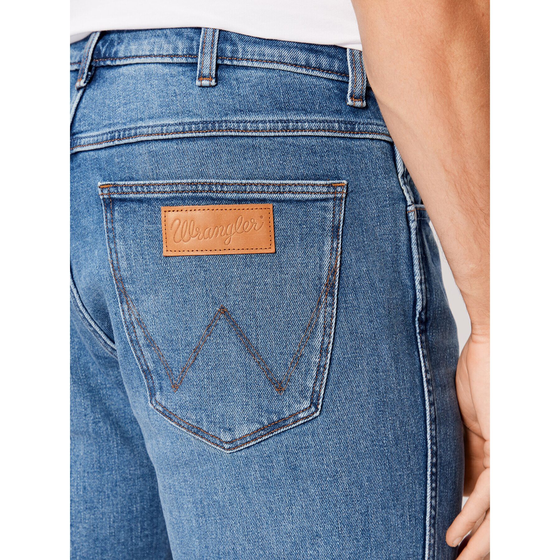 Wrangler Jeansy Greensboro W15QJX21Y Modrá Regular Fit - Pepit.cz