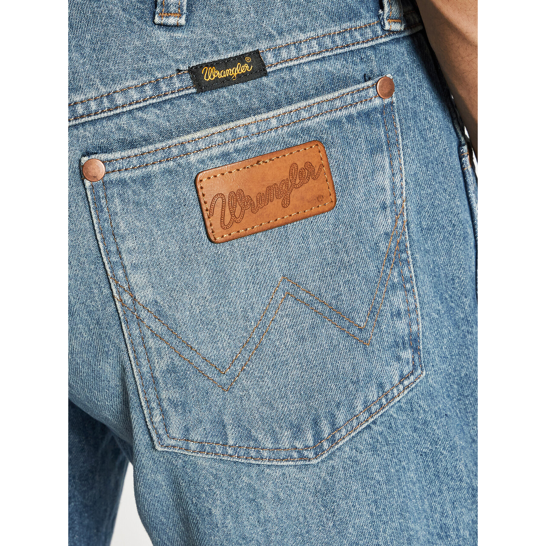 Wrangler Jeansy Greensboro W15QY1367 Modrá Regular Fit - Pepit.cz