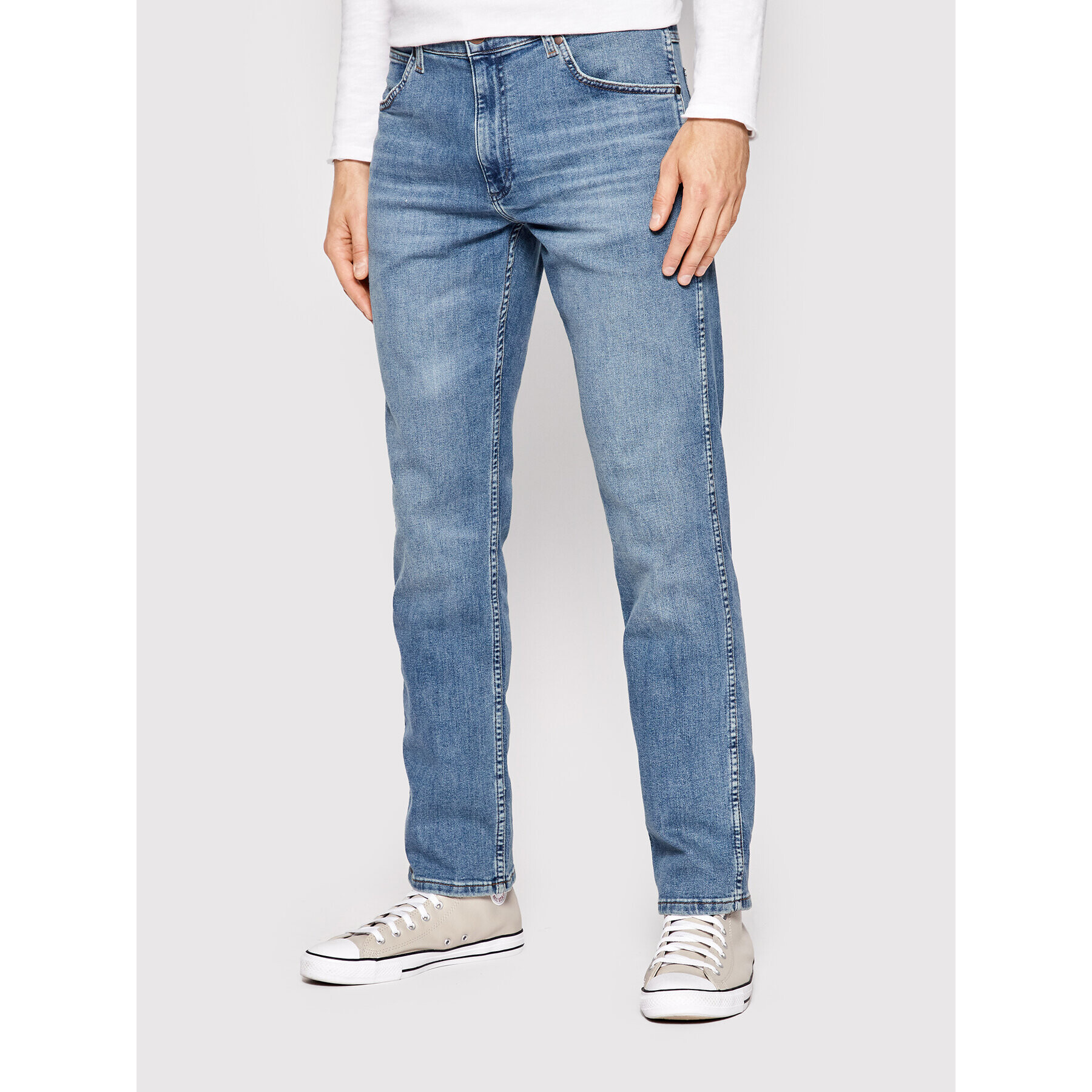 Wrangler Jeansy Greensboro W15QYJ38R Modrá Regular Fit - Pepit.cz