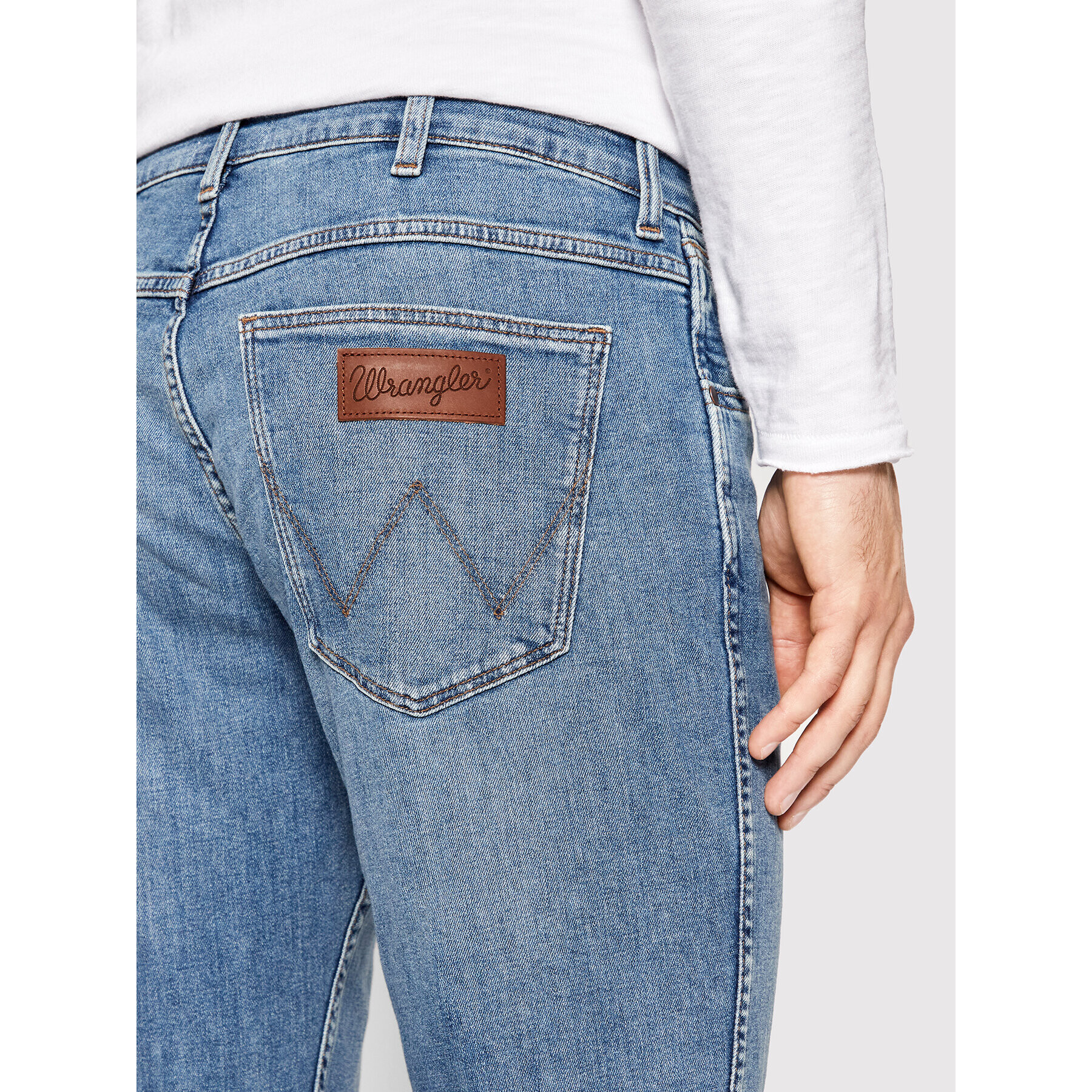 Wrangler Jeansy Greensboro W15QYJ38R Modrá Regular Fit - Pepit.cz