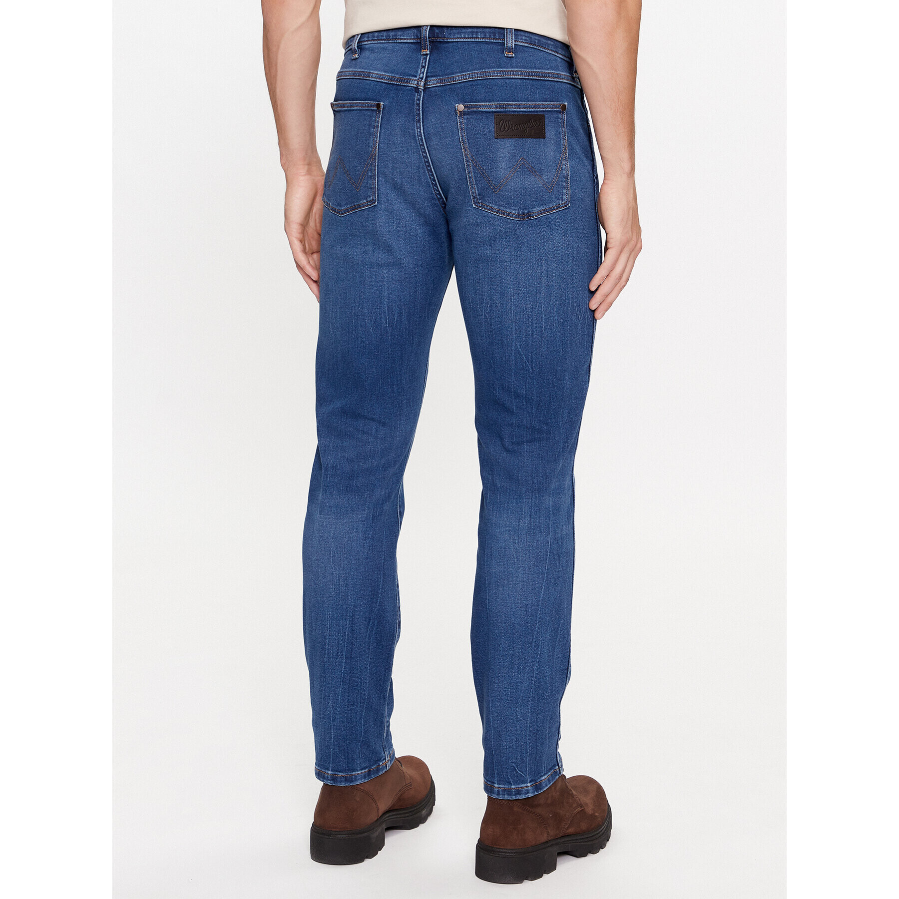 Wrangler Jeansy Larston 112341422 Modrá Slim Fit - Pepit.cz