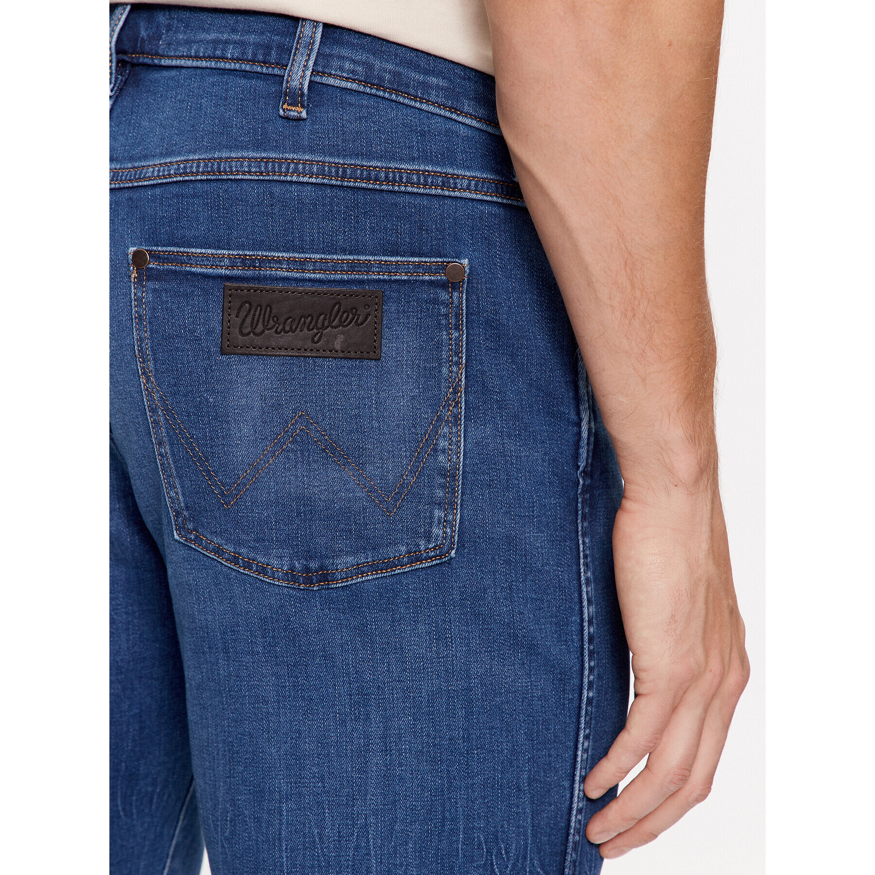 Wrangler Jeansy Larston 112341422 Modrá Slim Fit - Pepit.cz