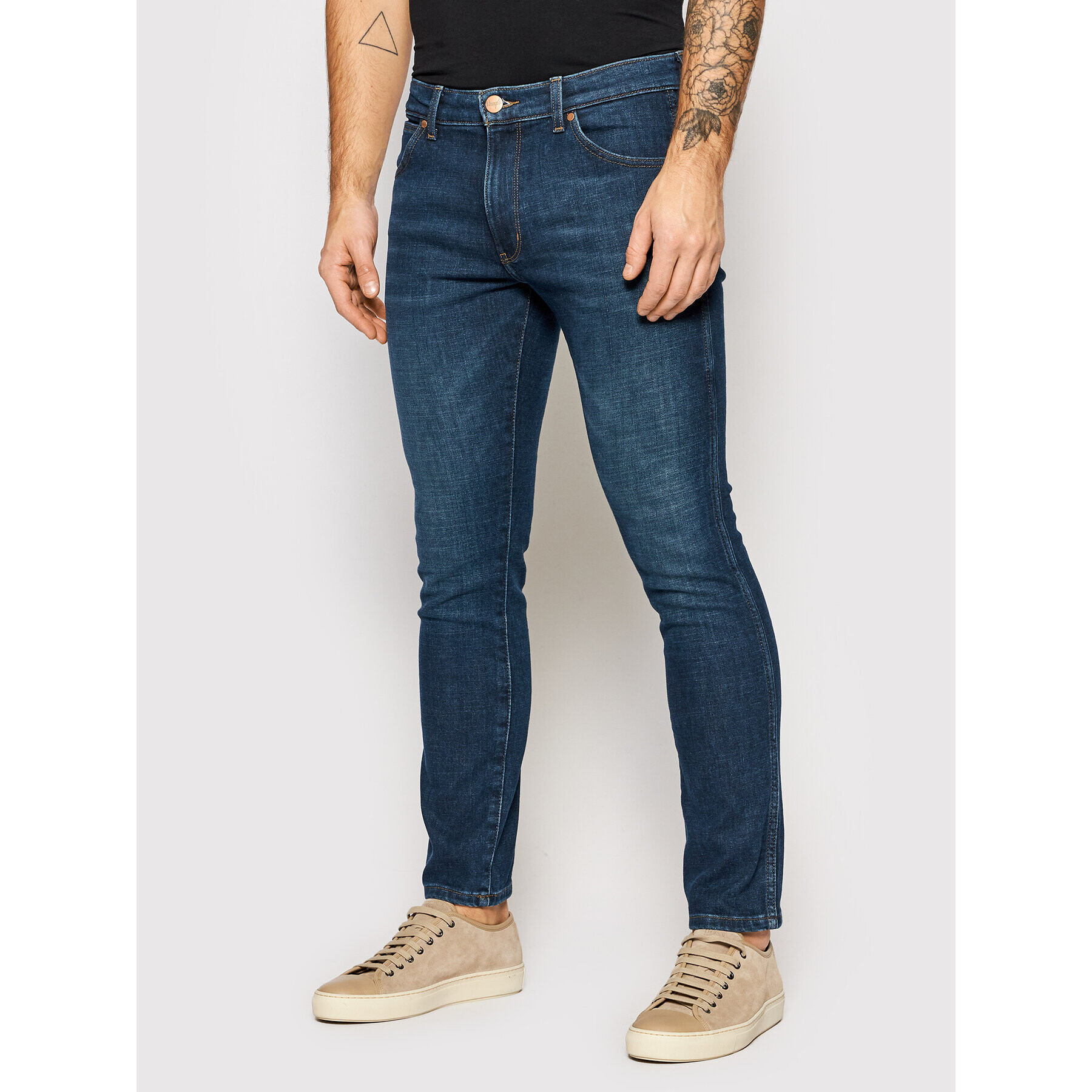 Wrangler Jeansy Larston W18S28292 Tmavomodrá Slim Fit - Pepit.cz