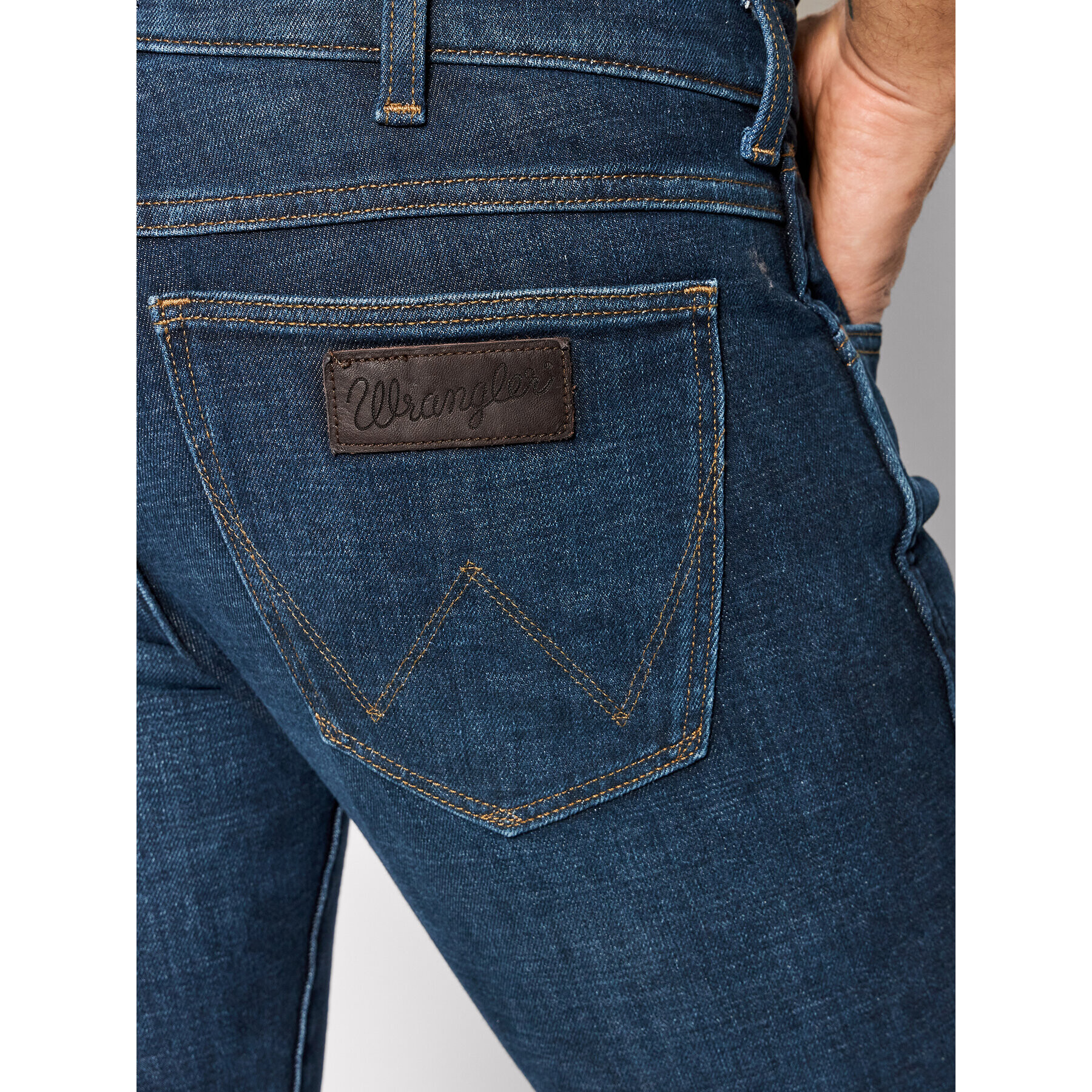 Wrangler Jeansy Larston W18S28292 Tmavomodrá Slim Fit - Pepit.cz