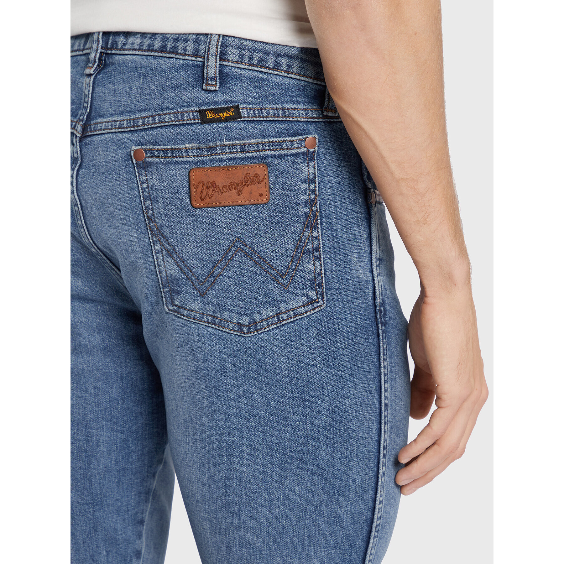 Wrangler Jeansy Larston W18S59X4E 112324511 Modrá Slim Fit - Pepit.cz