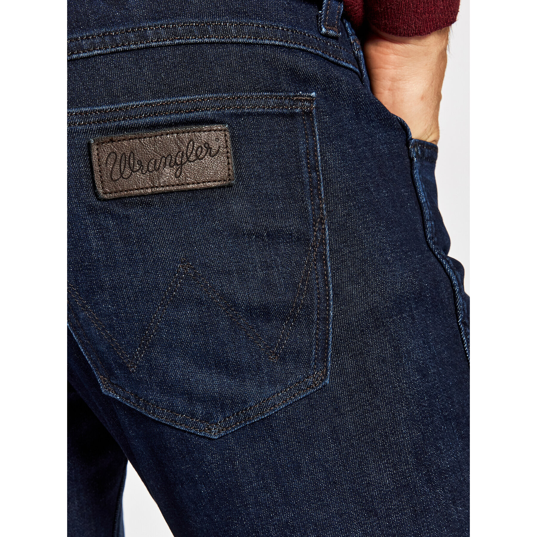 Wrangler Jeansy Larston W18SAO57S Tmavomodrá Slim Fit - Pepit.cz