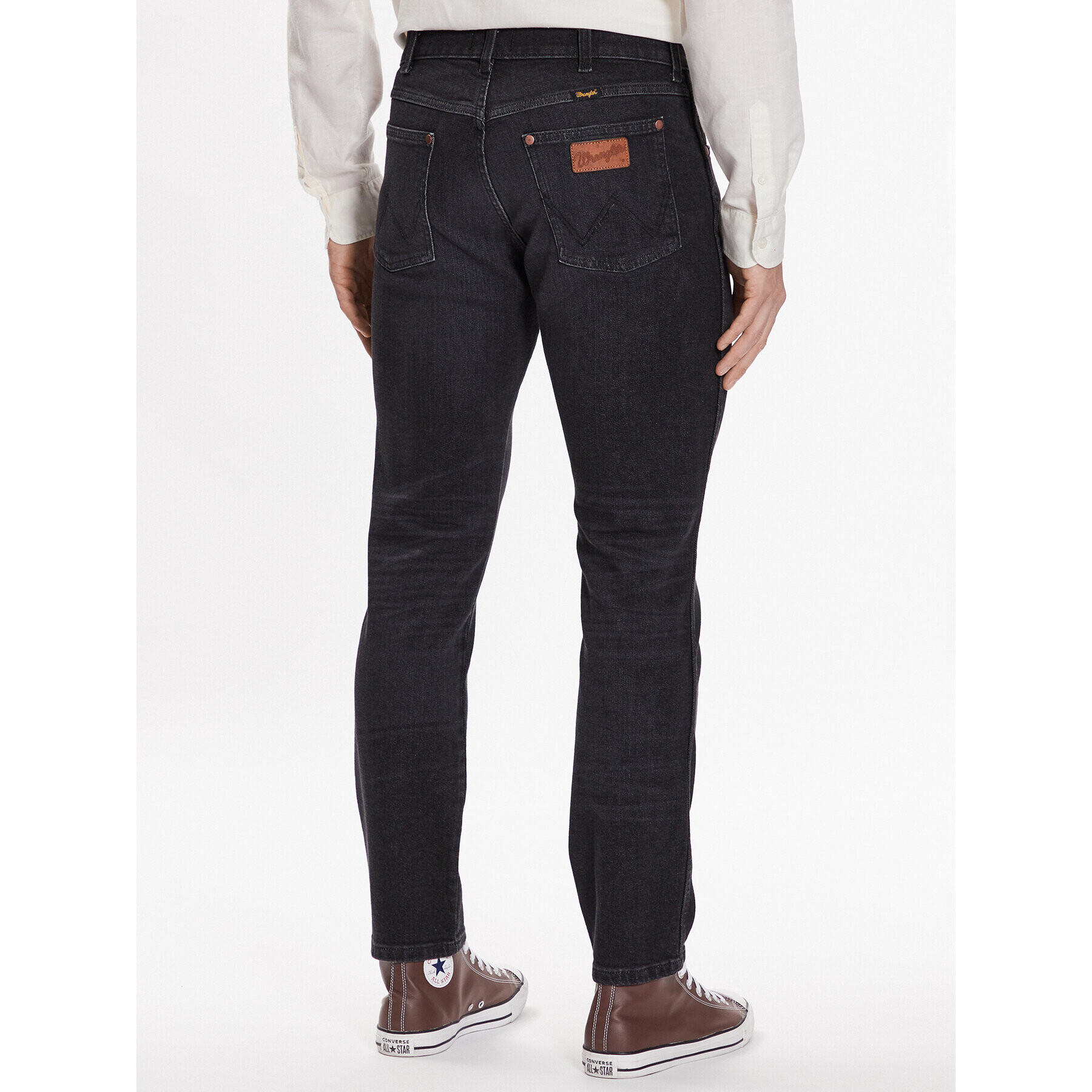 Wrangler Jeansy Larston W18SEHXV6 112337510 Černá Slim Fit - Pepit.cz