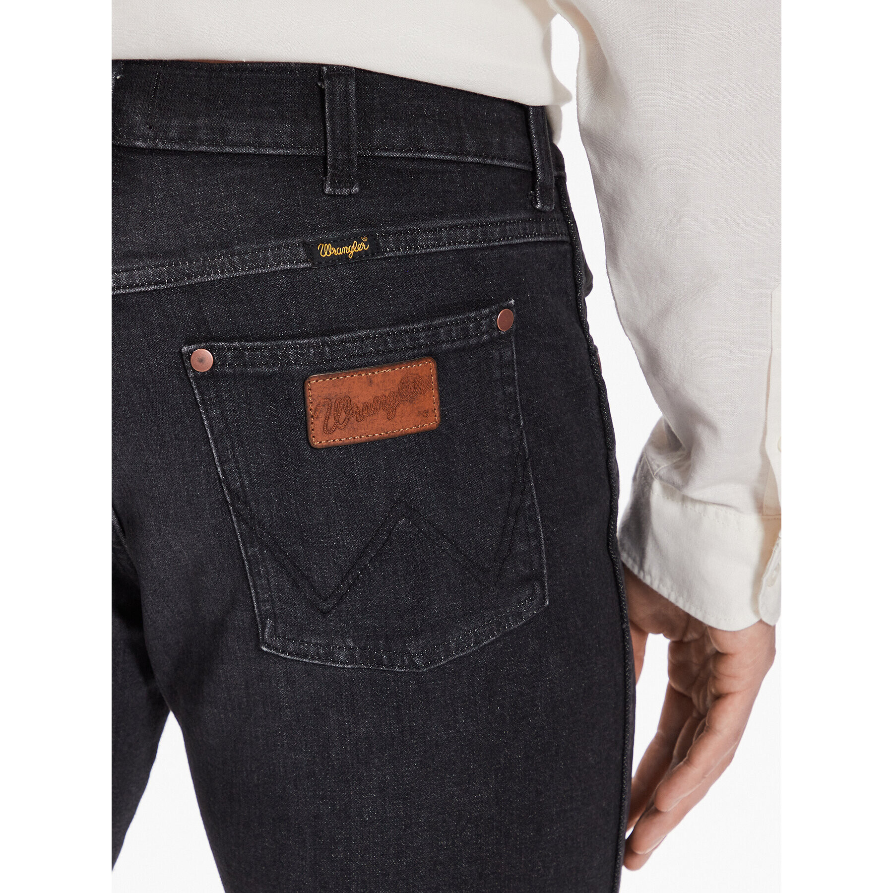 Wrangler Jeansy Larston W18SEHXV6 112337510 Černá Slim Fit - Pepit.cz